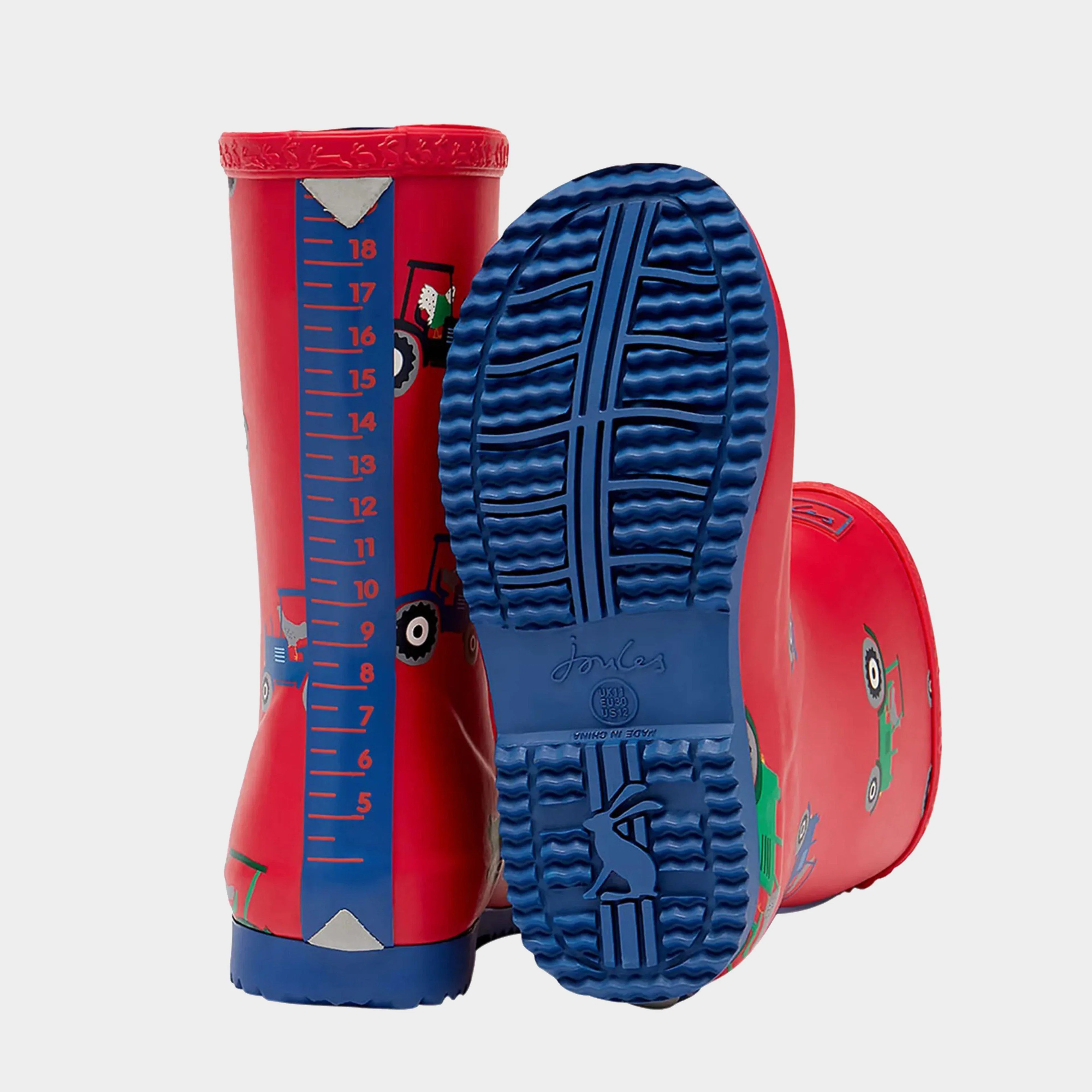 Kids’ Roll Up Flexible Printed Wellies - Image 3