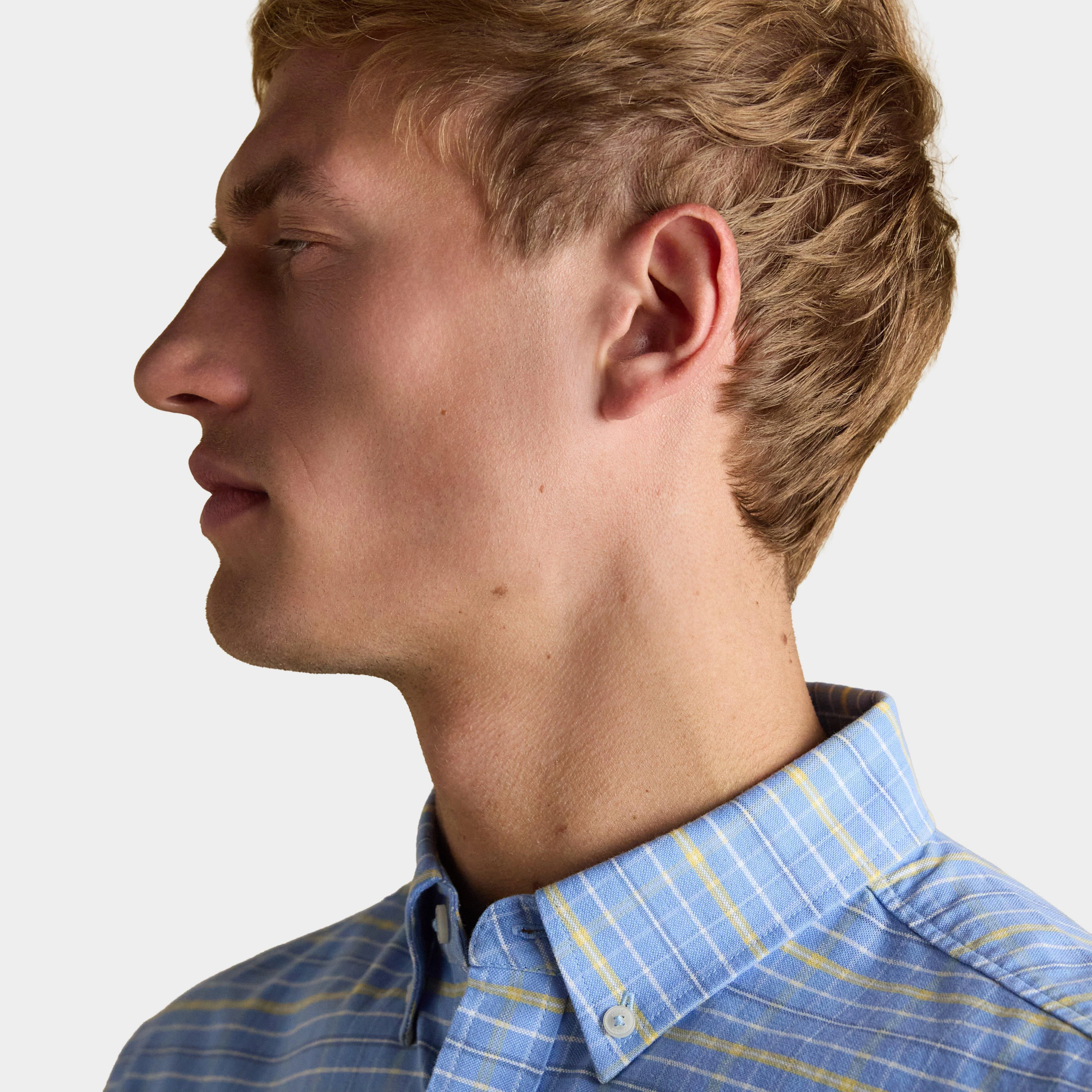 Men's Classic Fit Cotton Oxford Shirt - Image 3