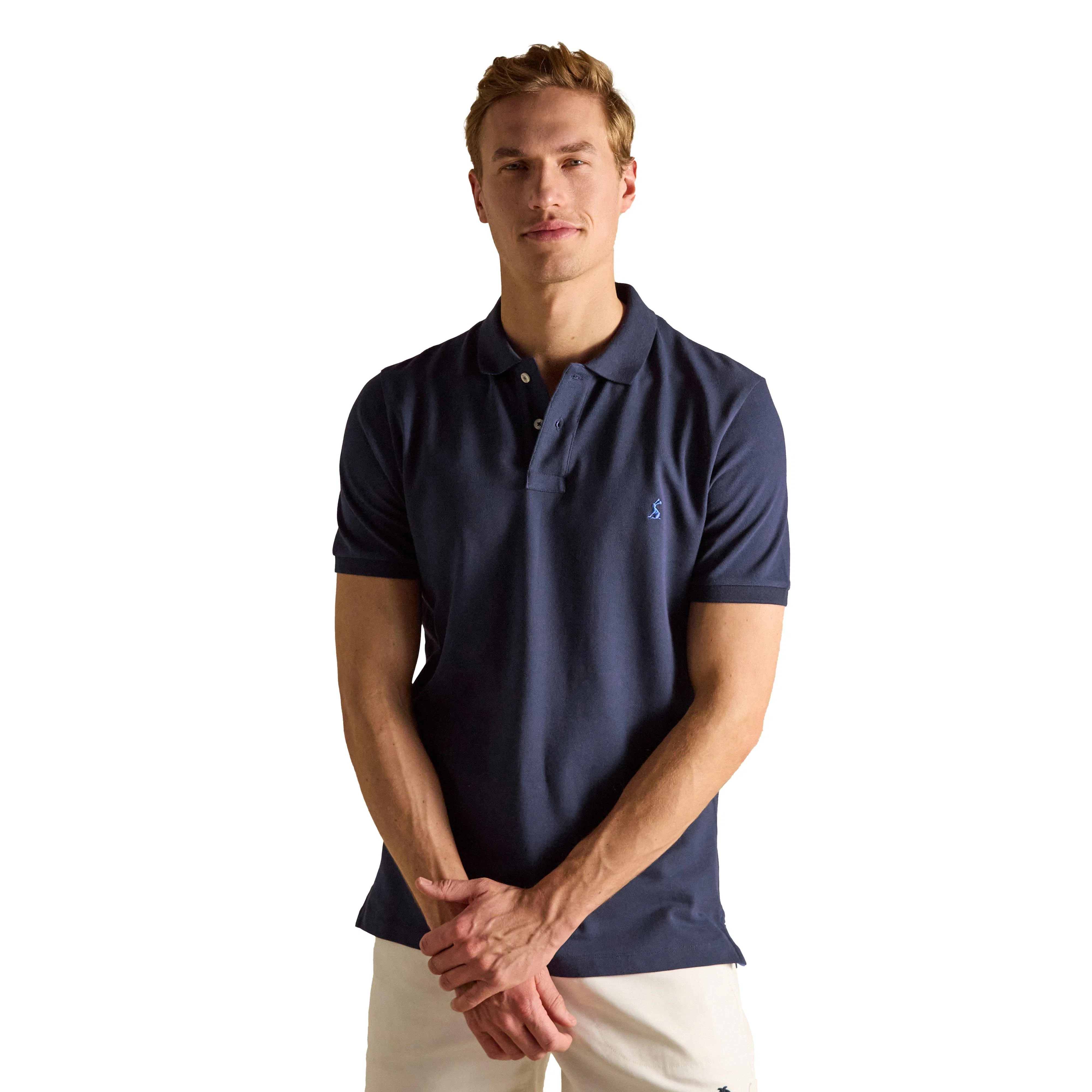 Mens Woody Polo Shirt Navy - Image 7