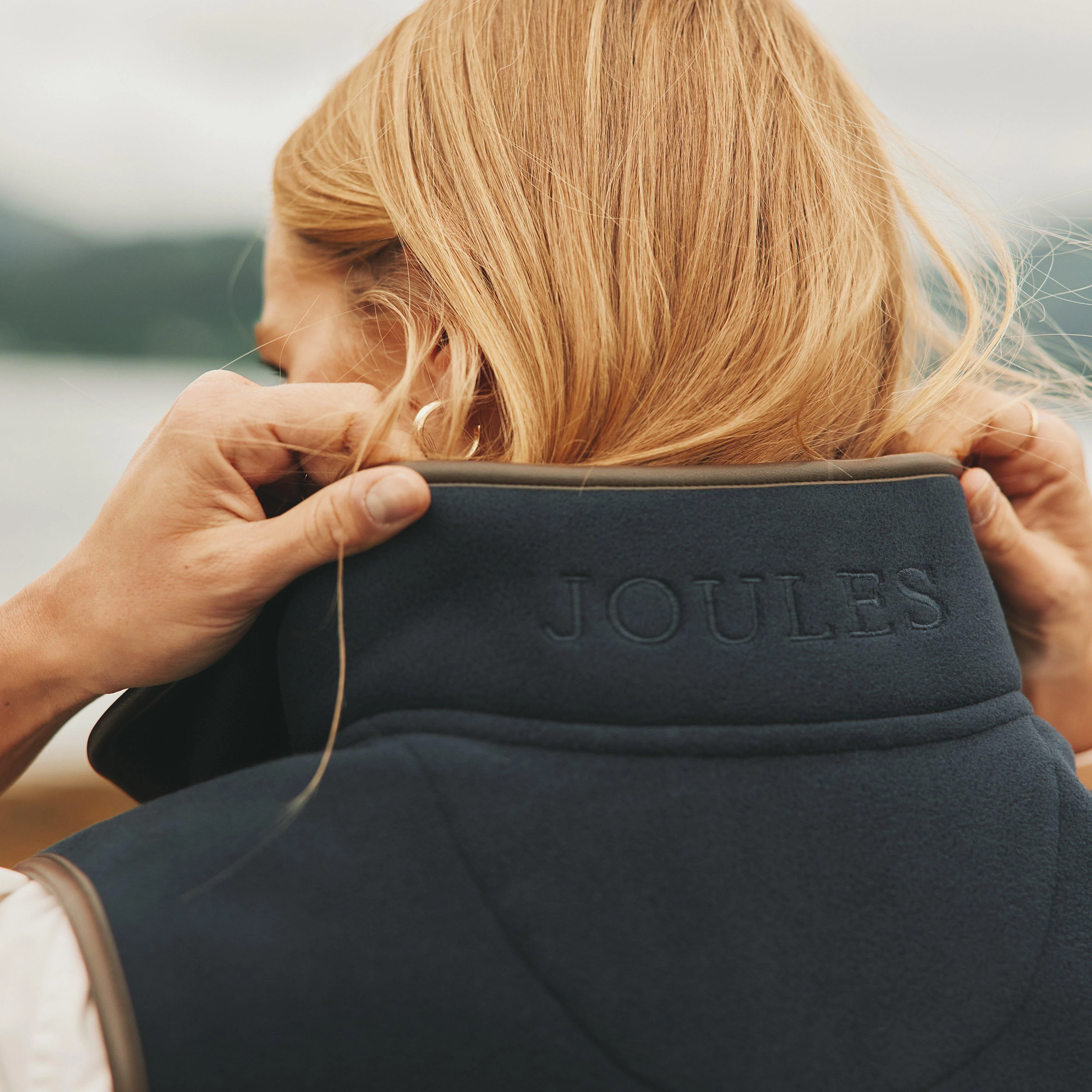 Women Fairbourne Fleece Gilet Navy - Image 3