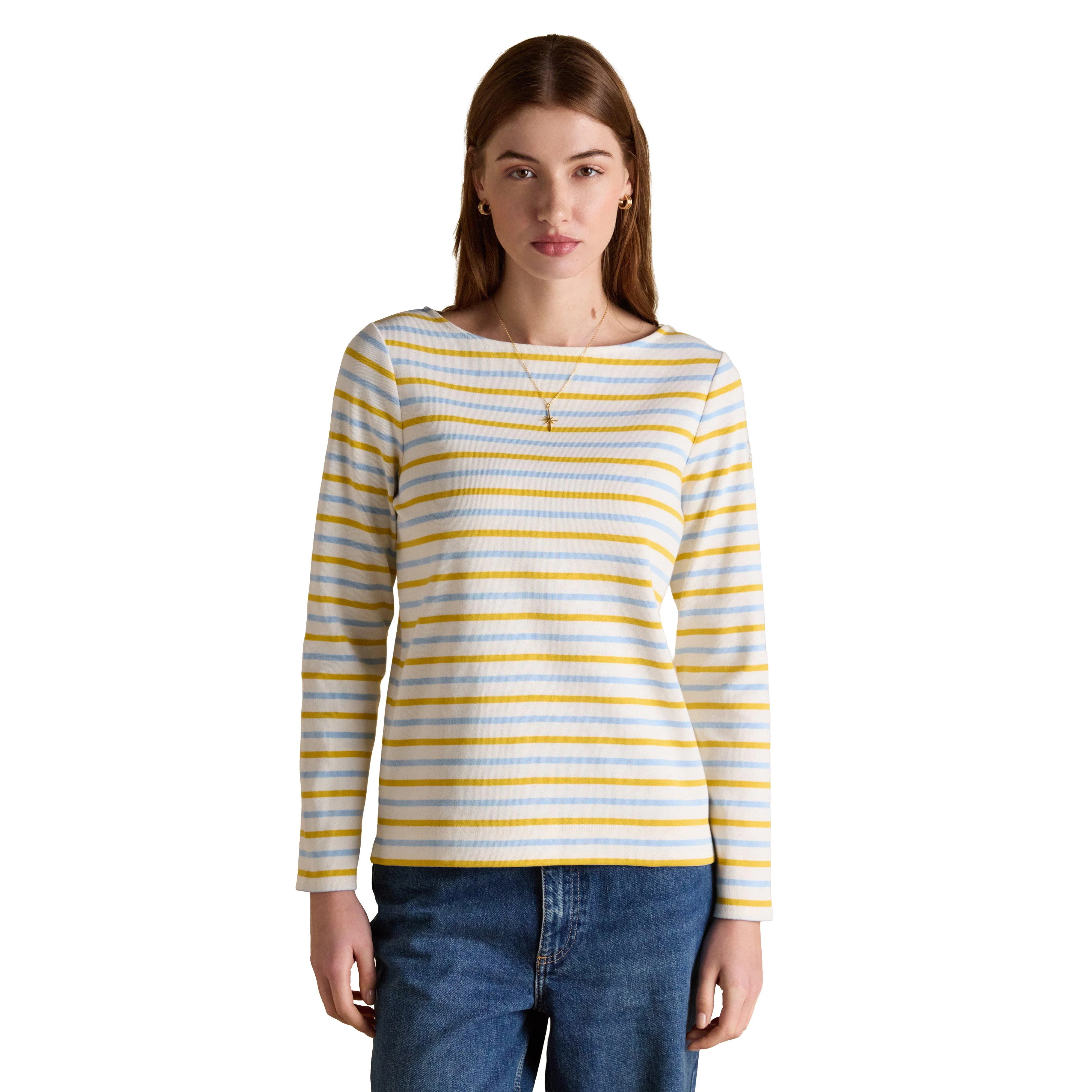 Women's Harbour Striped Boat Neck Breton Top - Image 7
