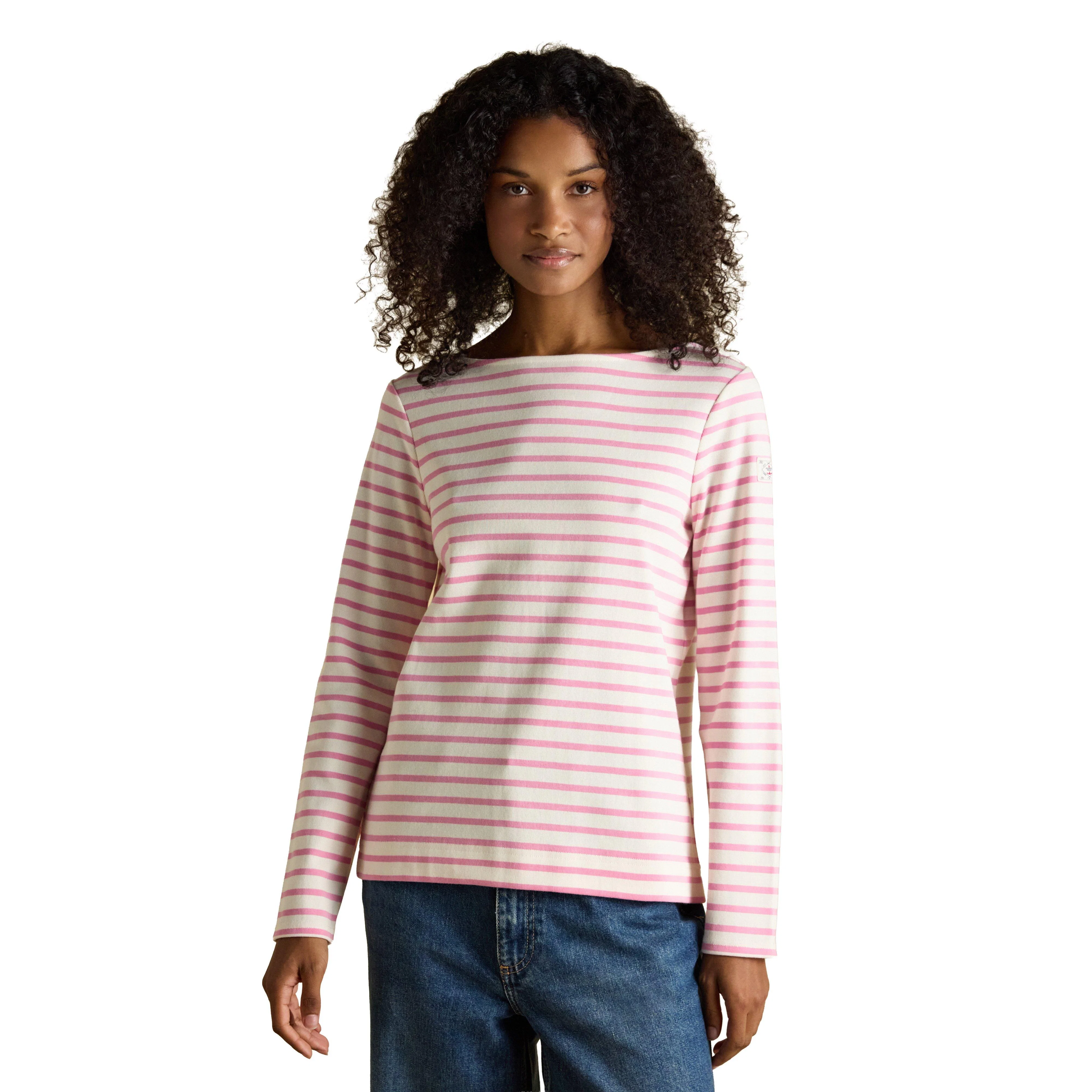 Women's Harbour Striped Boat Neck Breton Top - Image 8