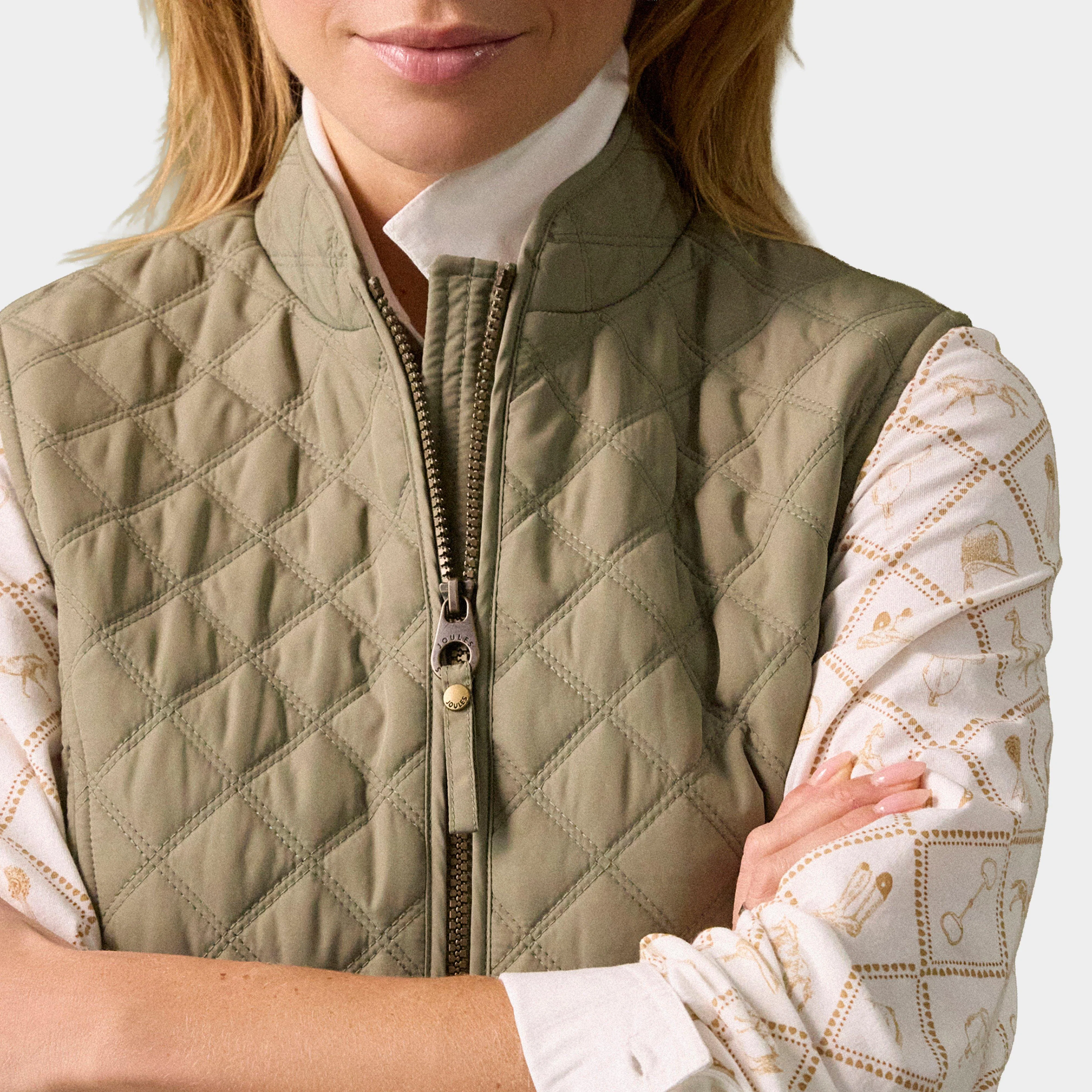 Women's Minx Showerproof Diamond Quilted Gilet - Image 2