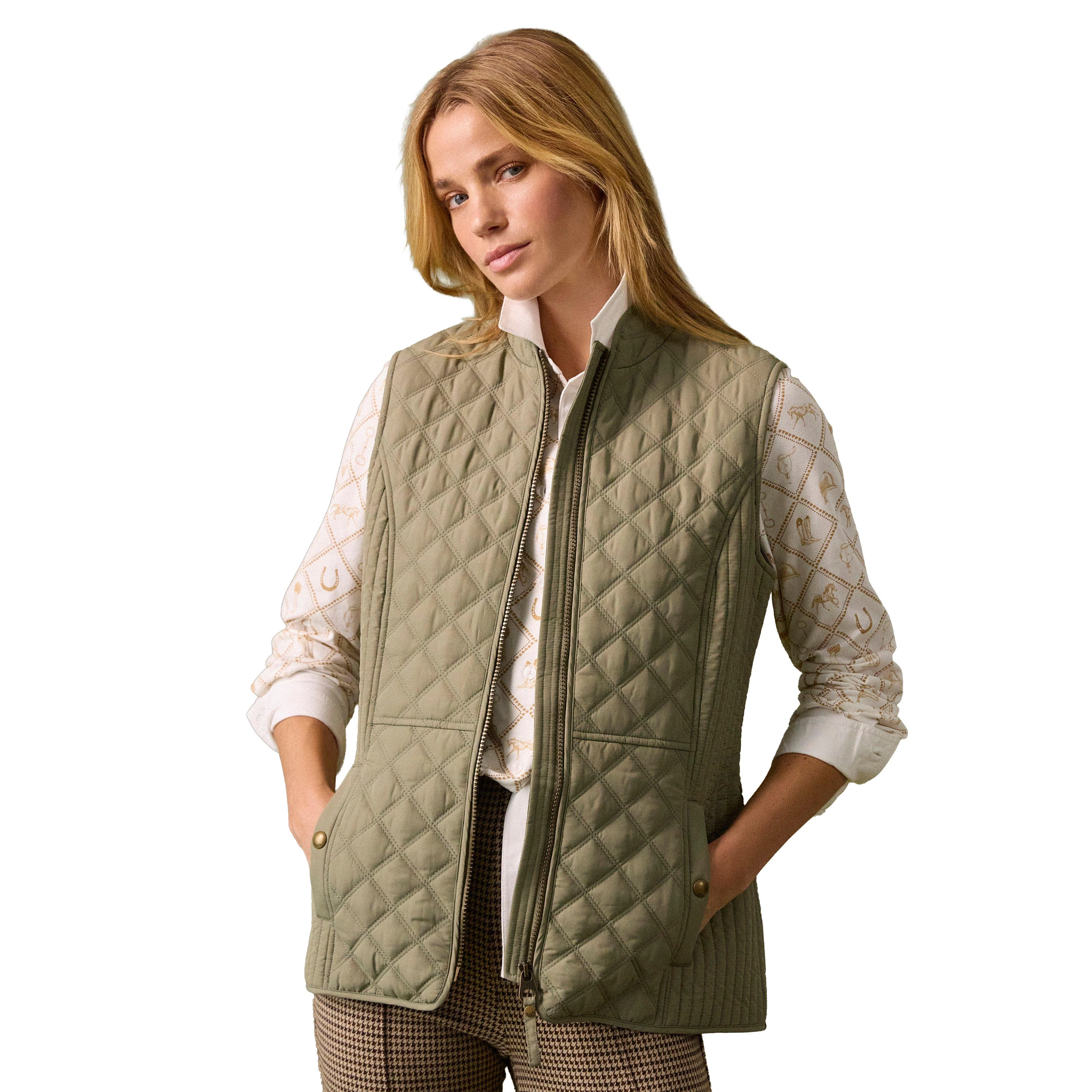 Women's Minx Showerproof Diamond Quilted Gilet - Image 3