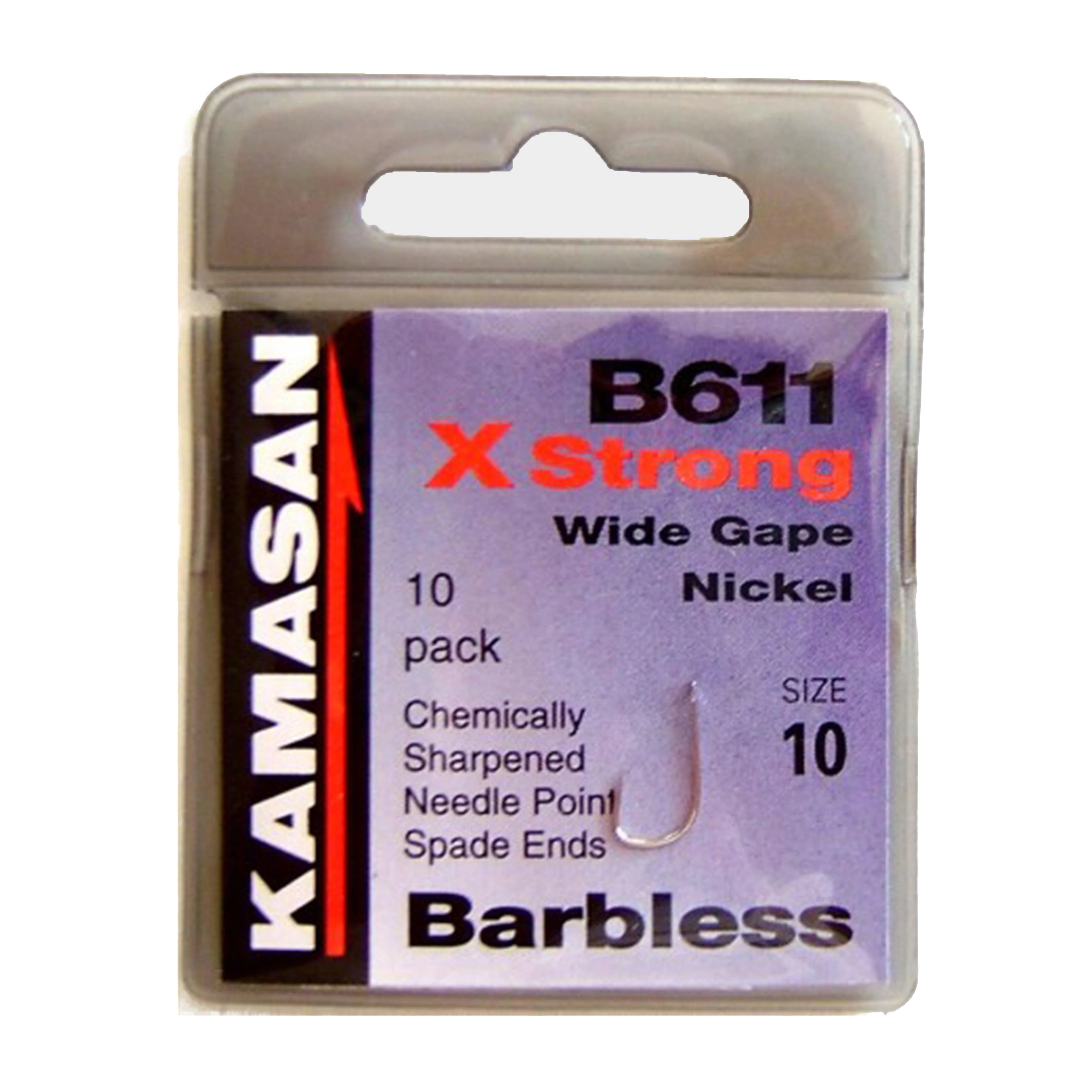 B611B XS Barbless Hook (Size 26) - Image 2