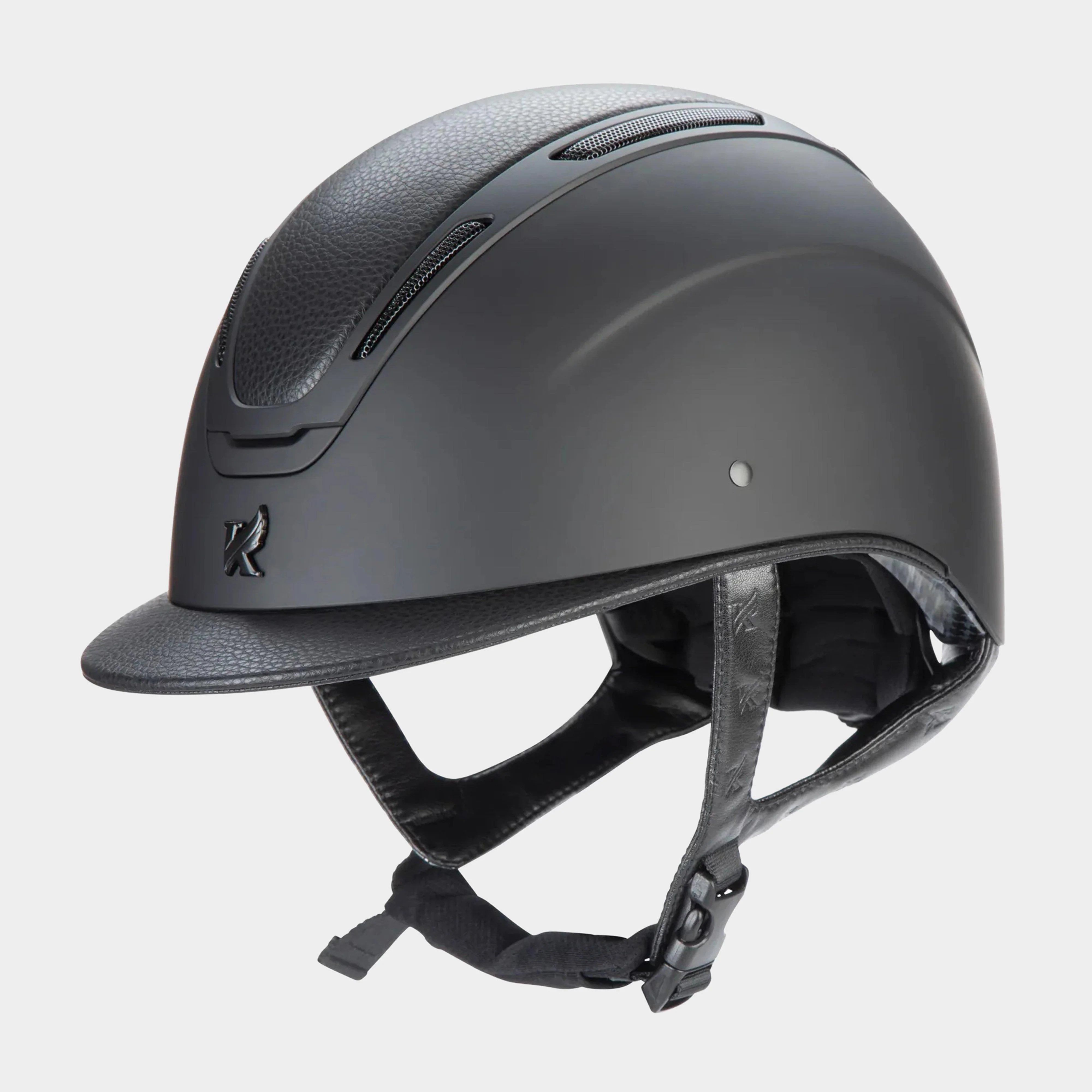 Adult Amity LTHR Riding Hat Black - Image 2