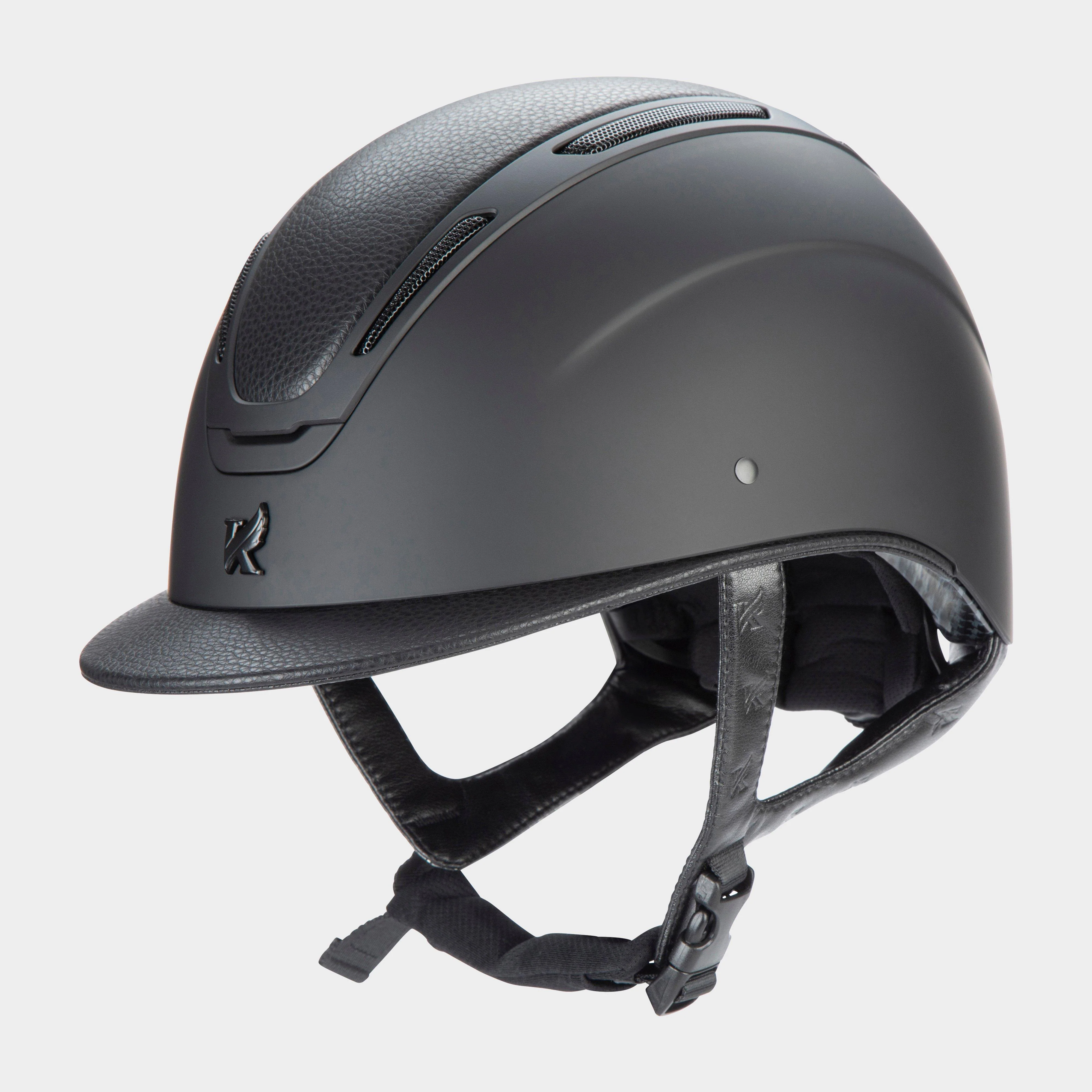 Kids Amity LTHR Riding Hat Black - Image 2