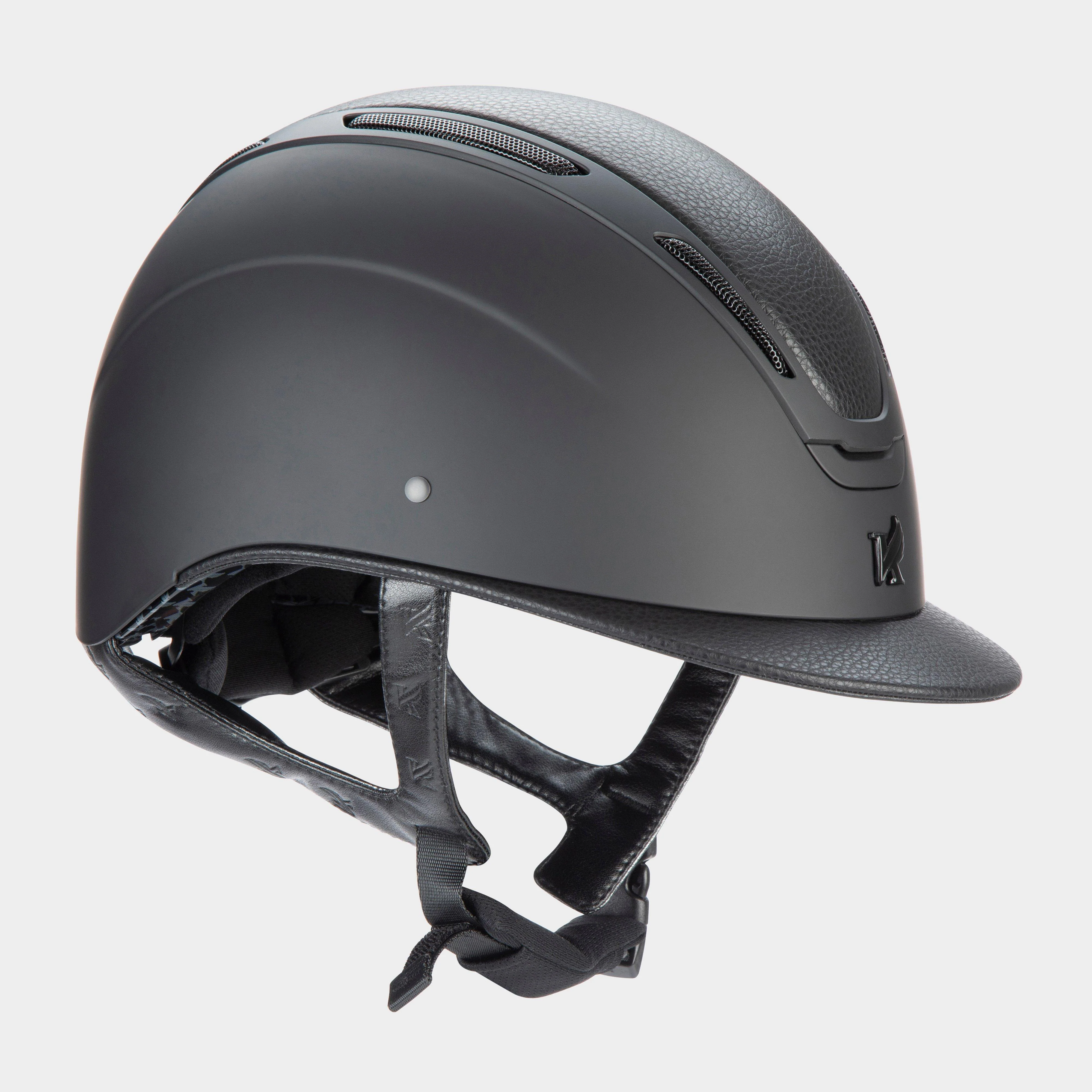 Kids Amity LTHR Riding Hat Black - Image 6