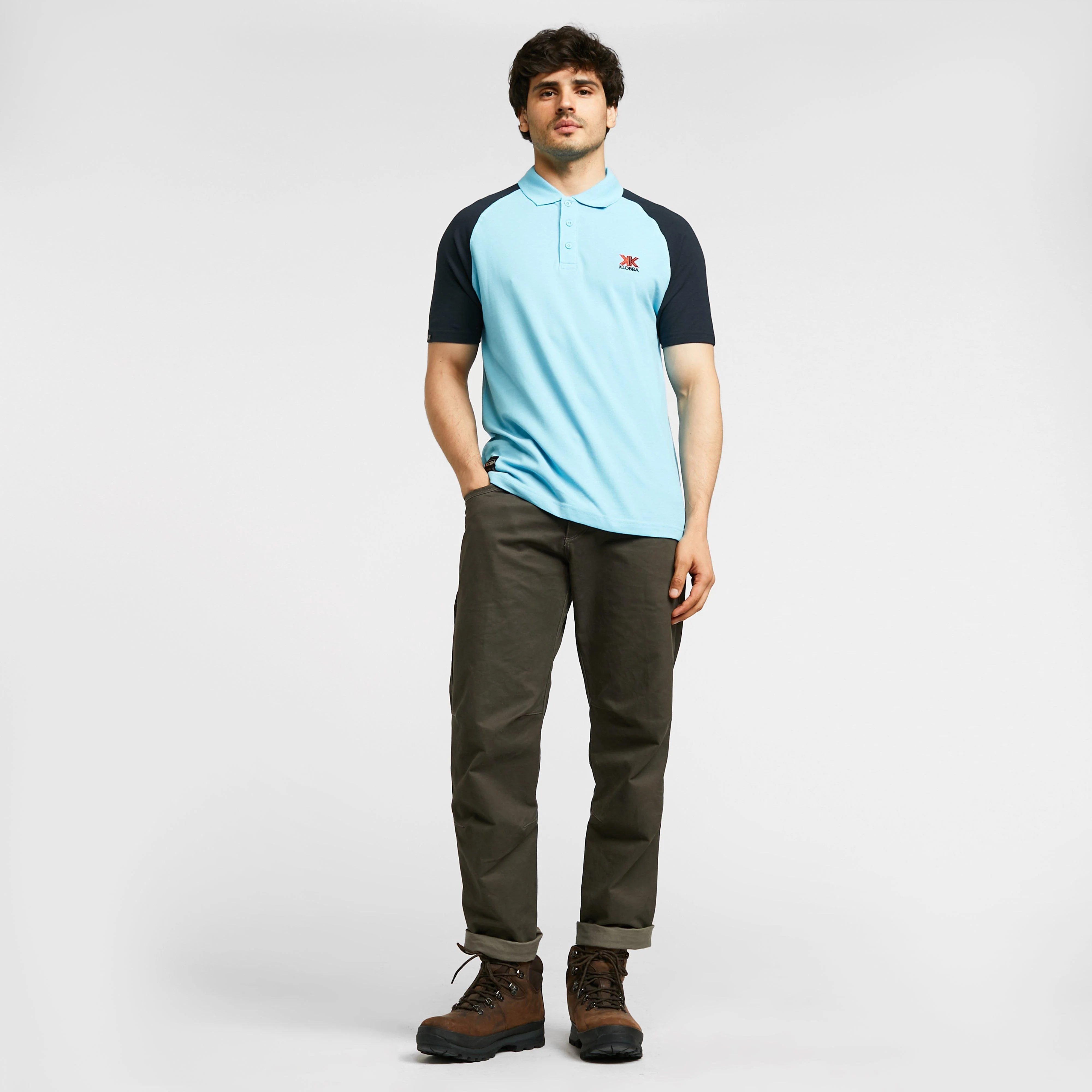 Men's Raglan Polo Shirt - Image 3