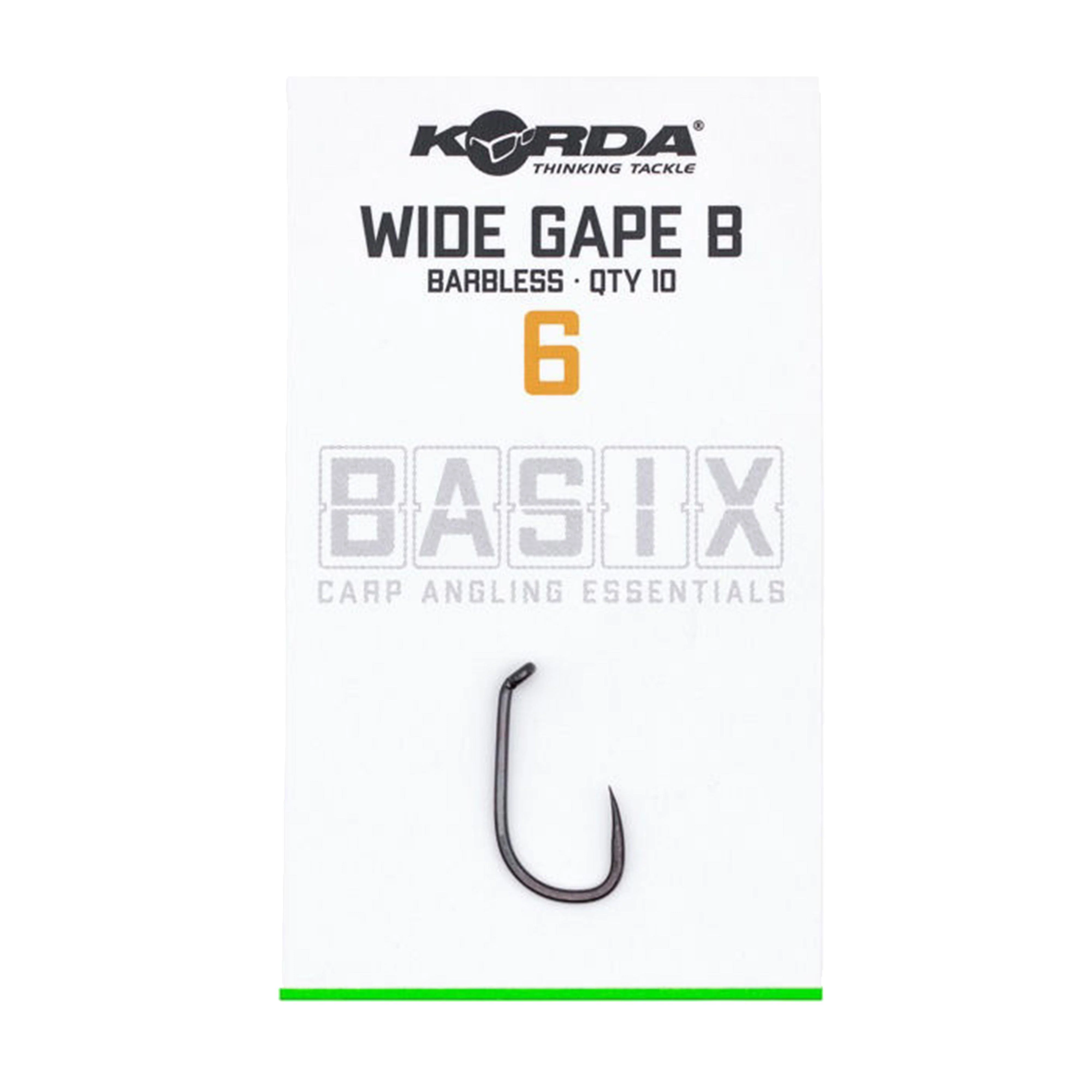 Basix Wide Gape Hook Barbless Size 6 - Image 2