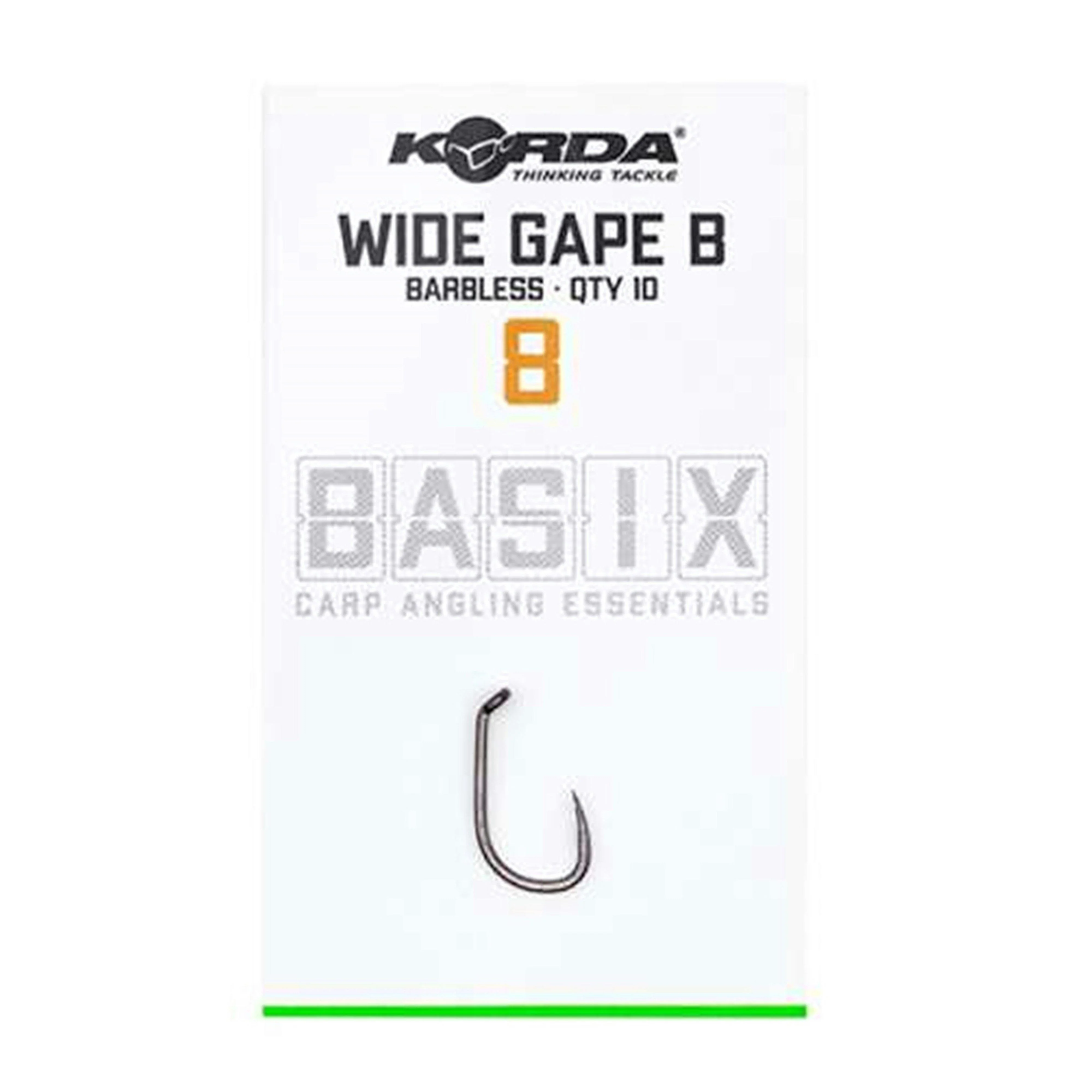 Basix Wide Gape Hook Barbless Size 8 - Image 4