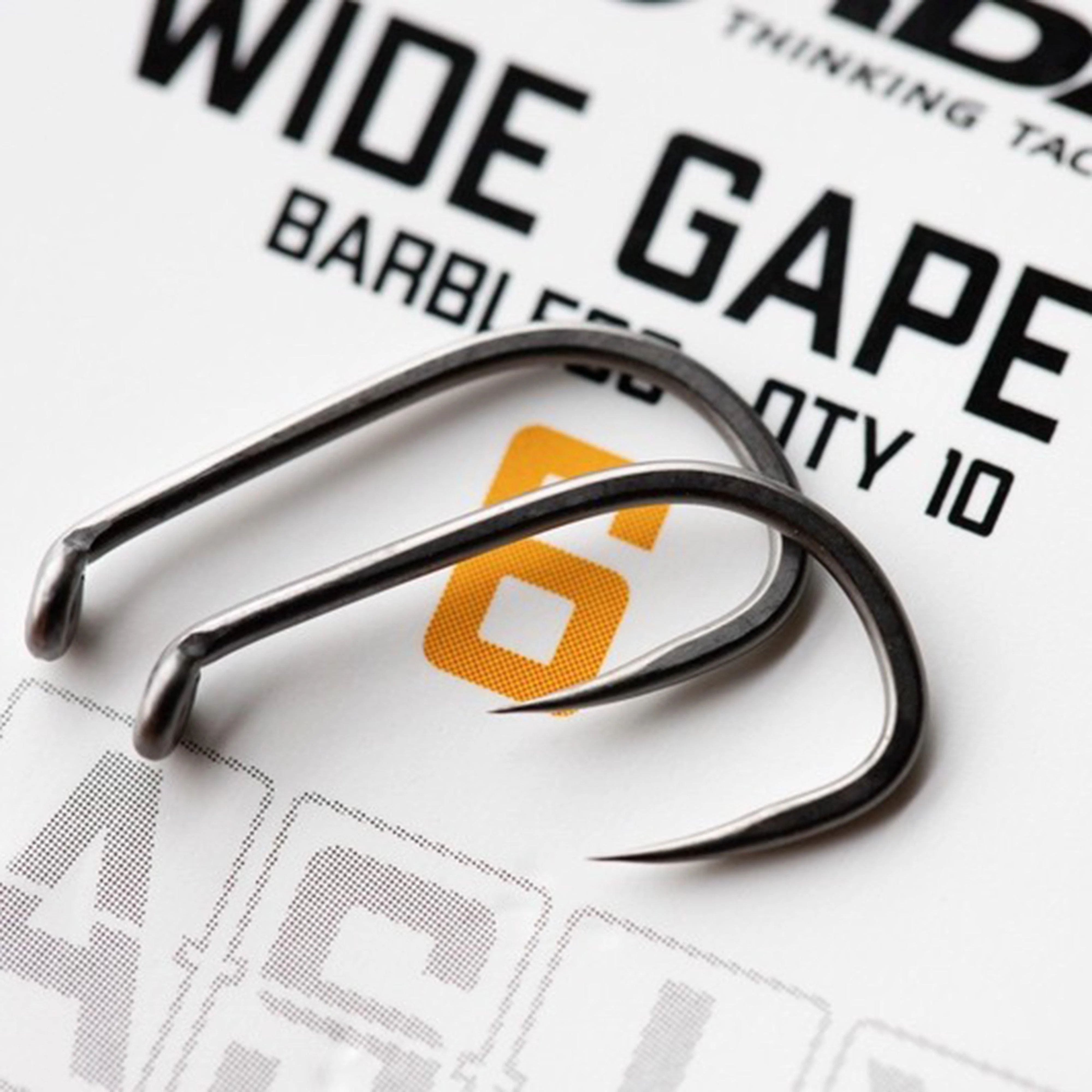 Basix Wide Gape Hooks Barbed Size 6 - Image 2