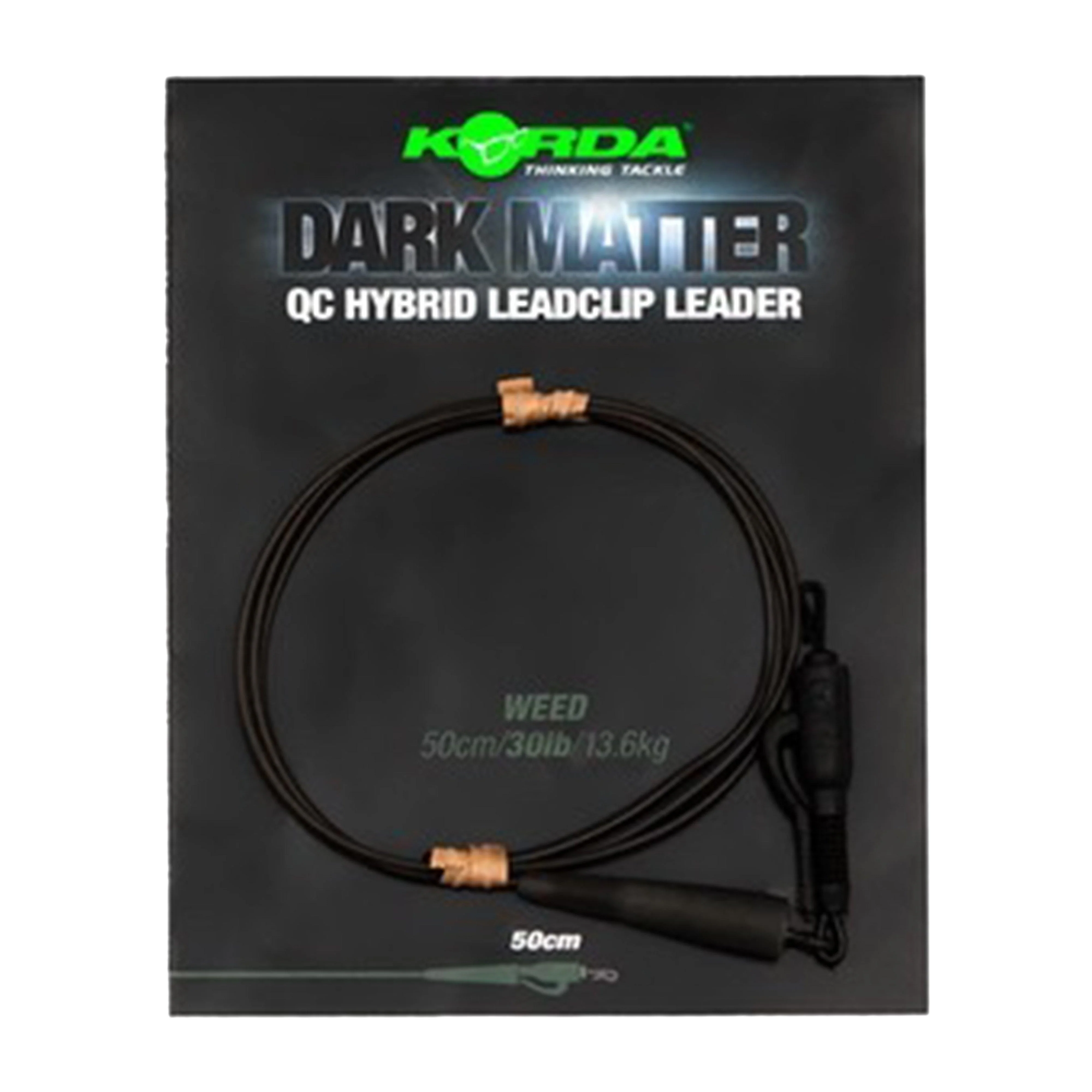 Dark Matter Leader QC Hybrid Clip 30lb 50cm Weed - Image 3