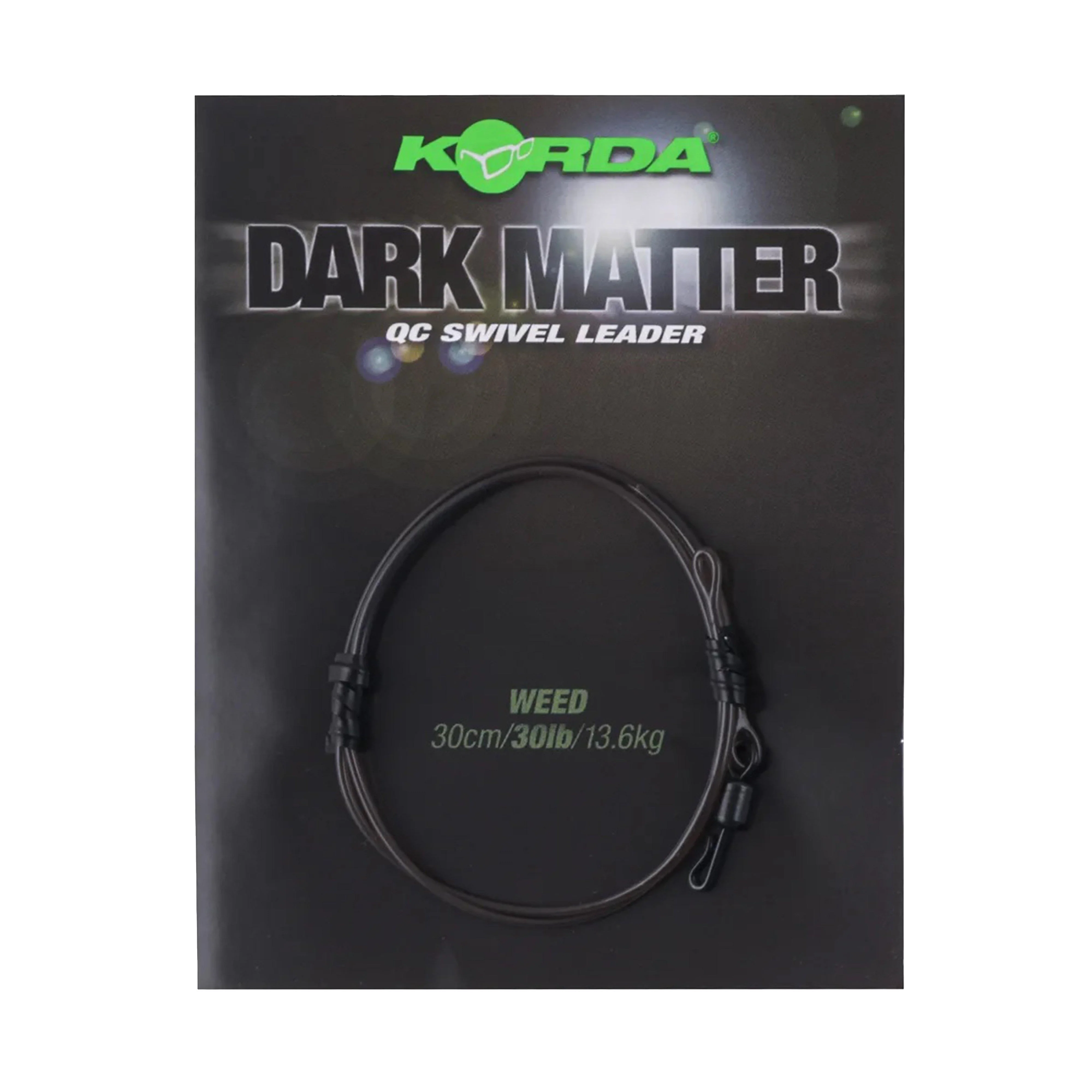 Dark Matter QC Swivel Leader 30lb 30cm - Image 3