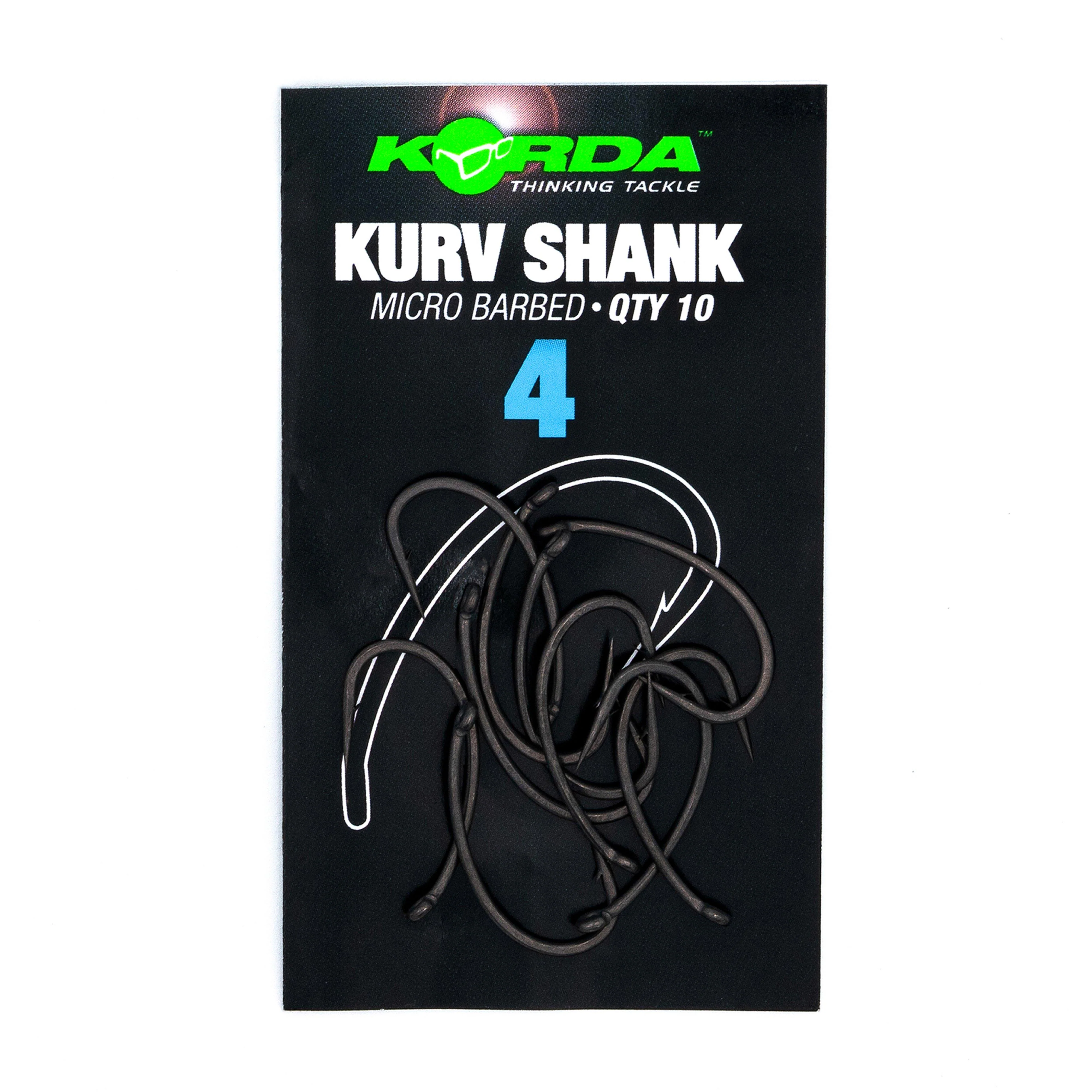 Kurv Shank Barbed Hook Size 4 - Image 5