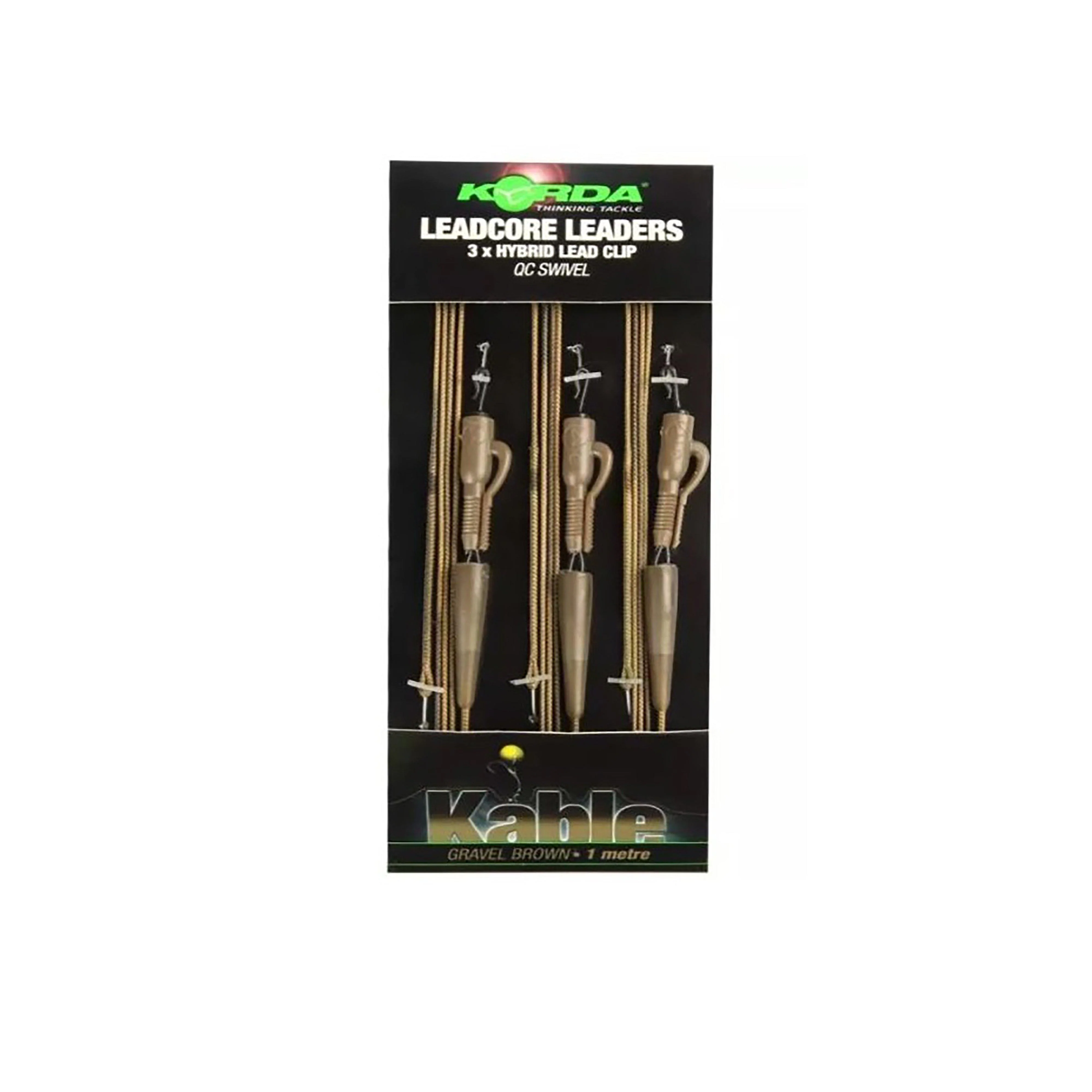 Leadcore Leaders - Hybrid Lead Clip QC Swivel Gravel - Image 2