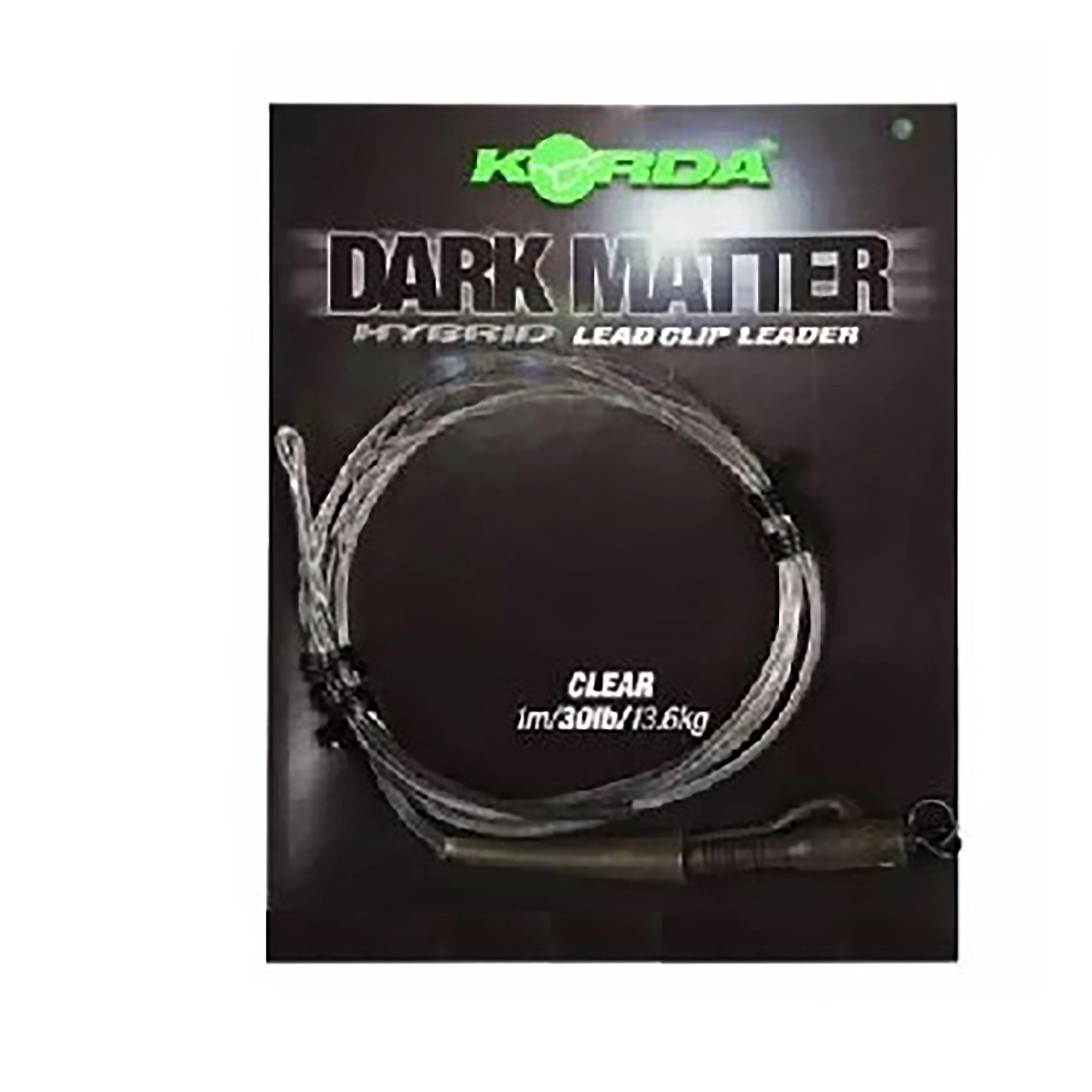 Safezone Dark Matter Leader Hybrid Lead Clip Clear 30lb - Image 3
