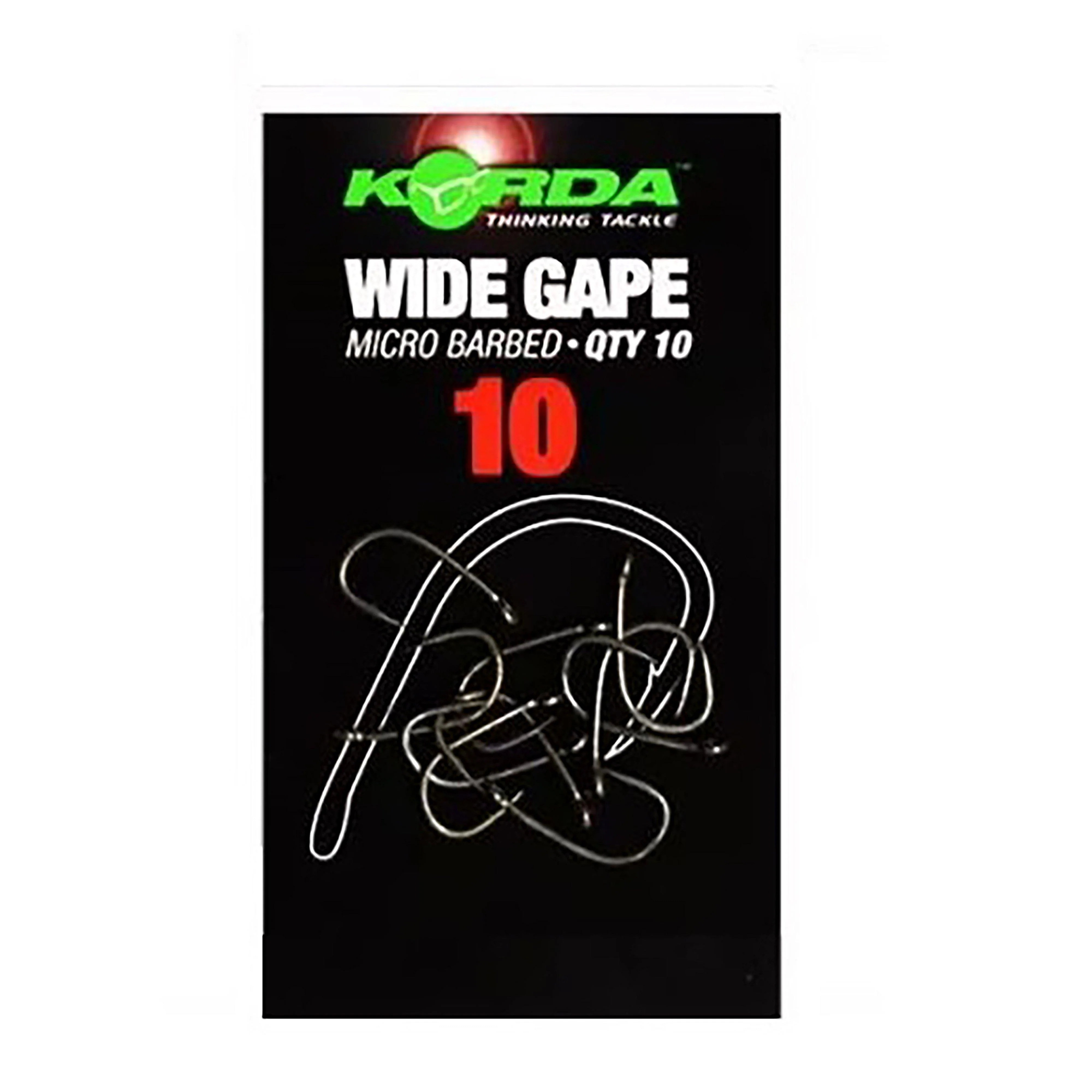 Wide Gape Hook Barbed Size 10 - Image 3