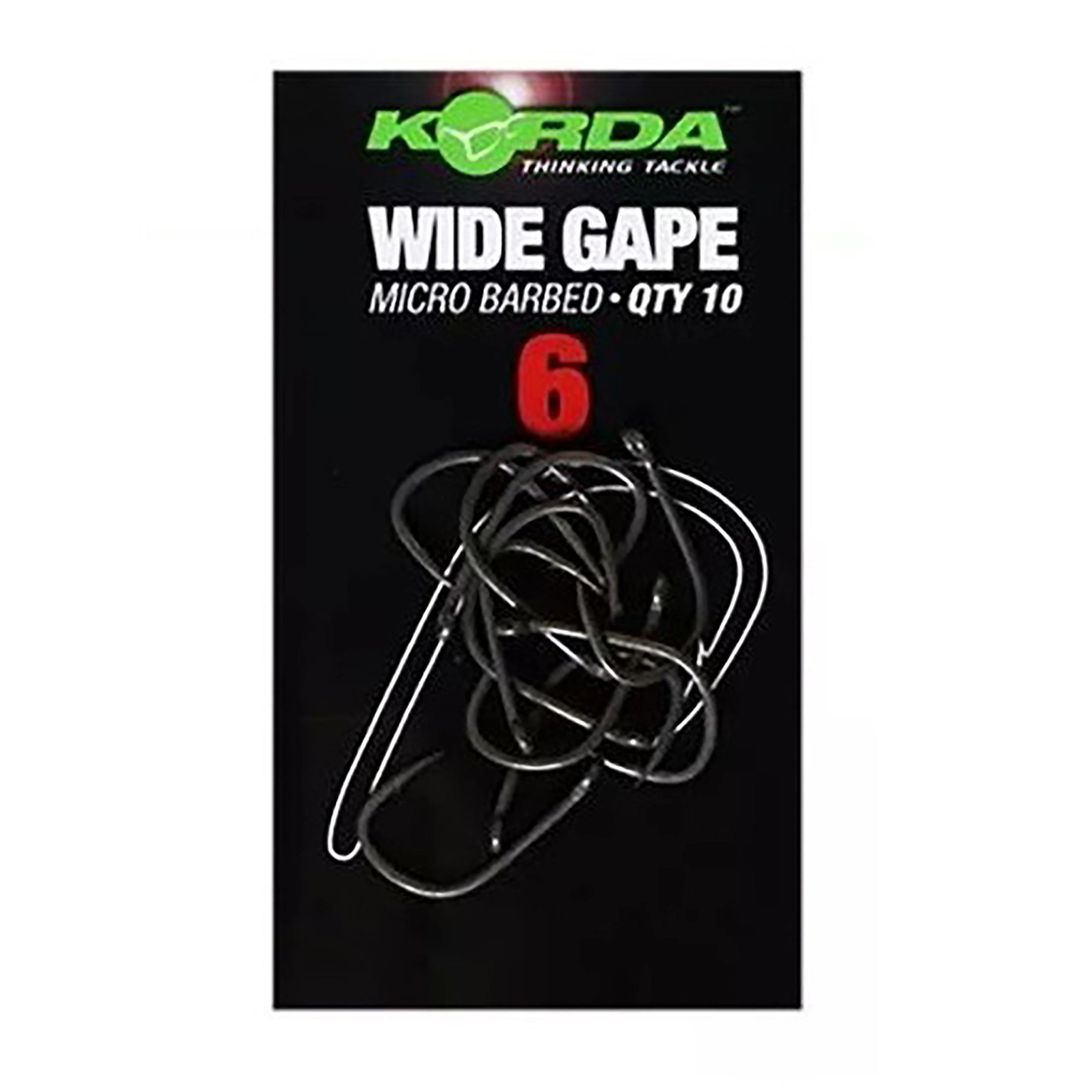 Wide Gape Hook Barbed Size 6 - Image 3