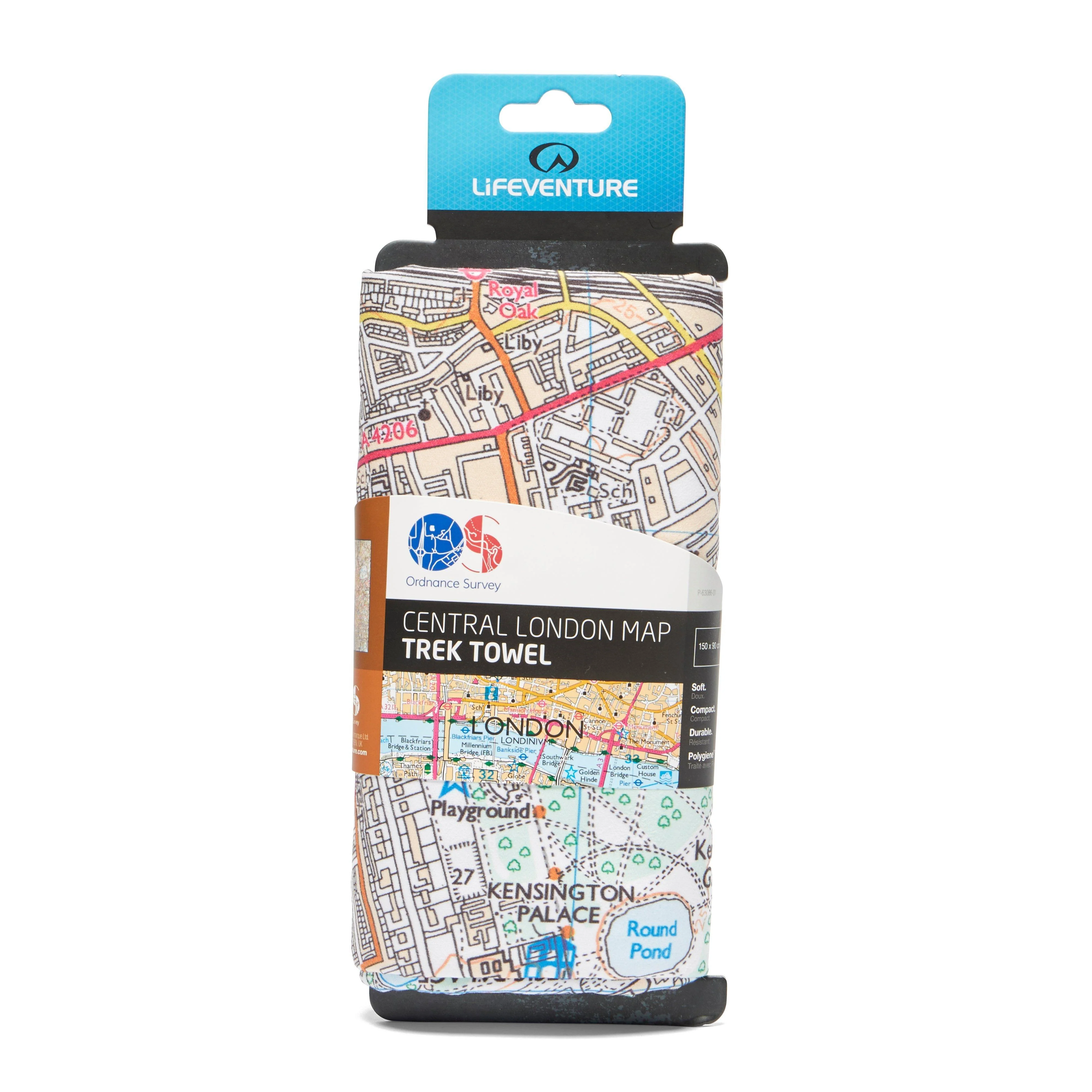Central London Map Giant Trek Towel - Image 3