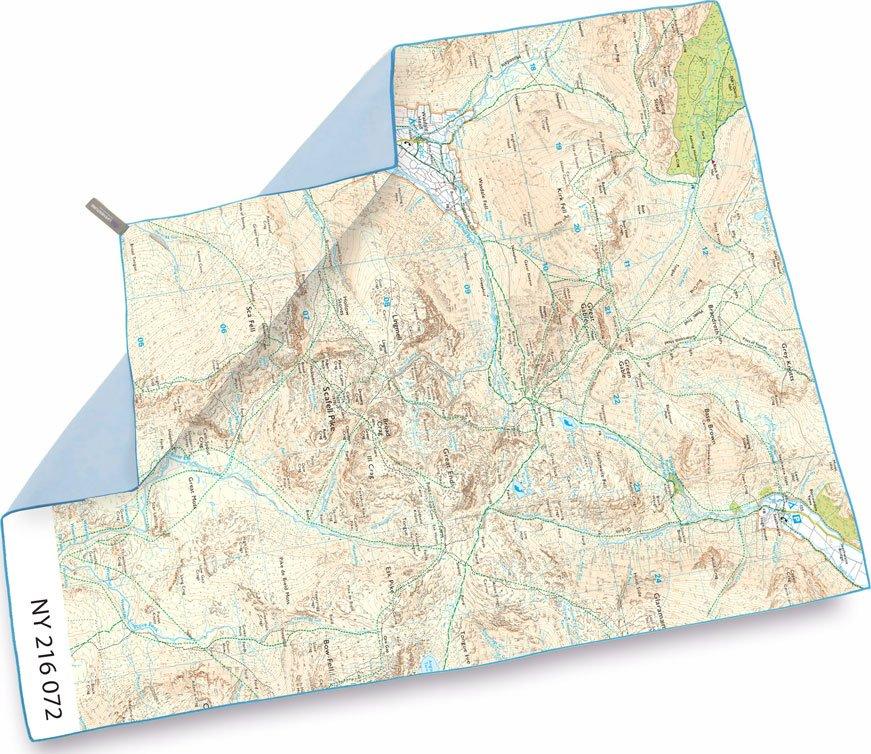 Scafell Pike Map Trek Towel - Image 2