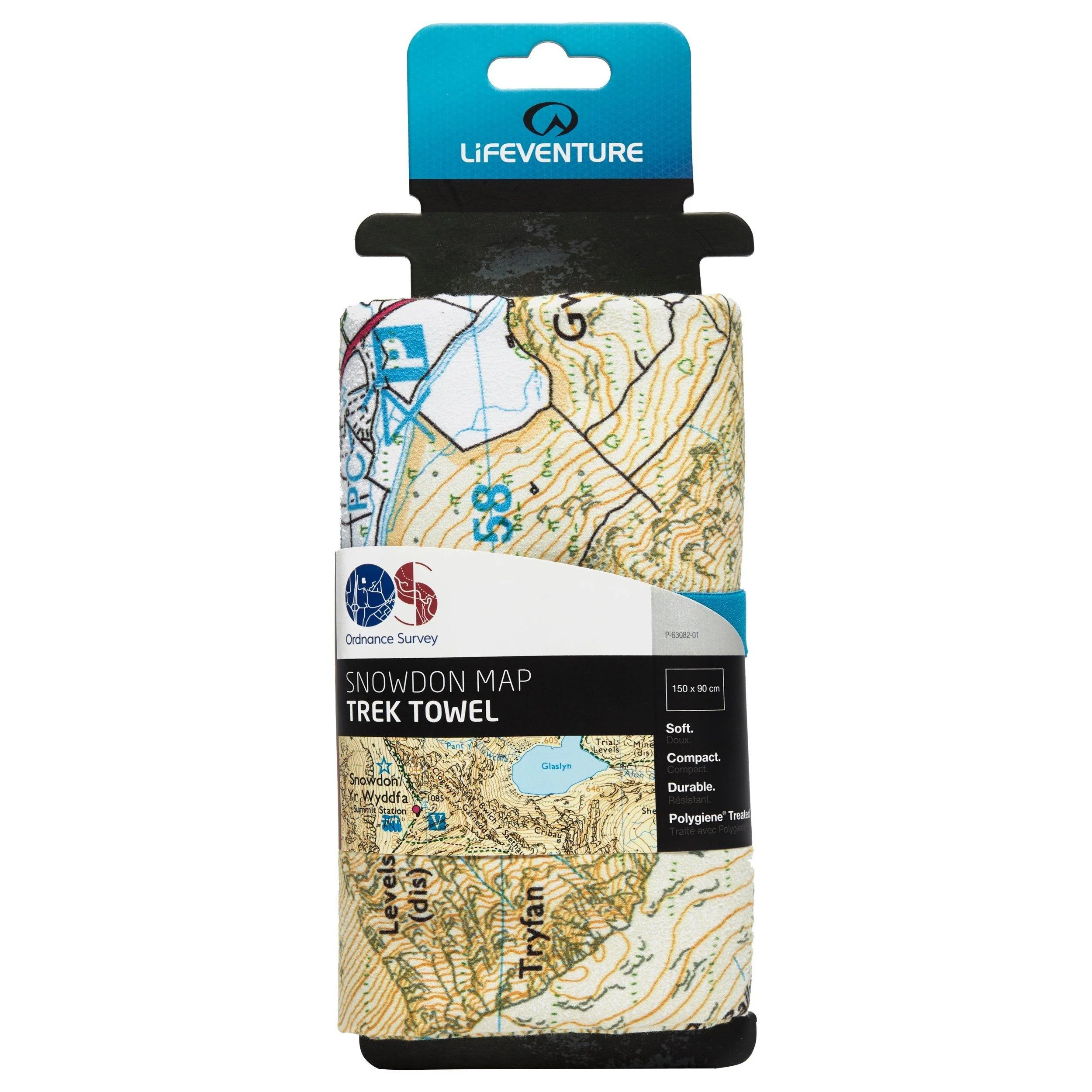 Snowdon Map Trek Towel - Image 3