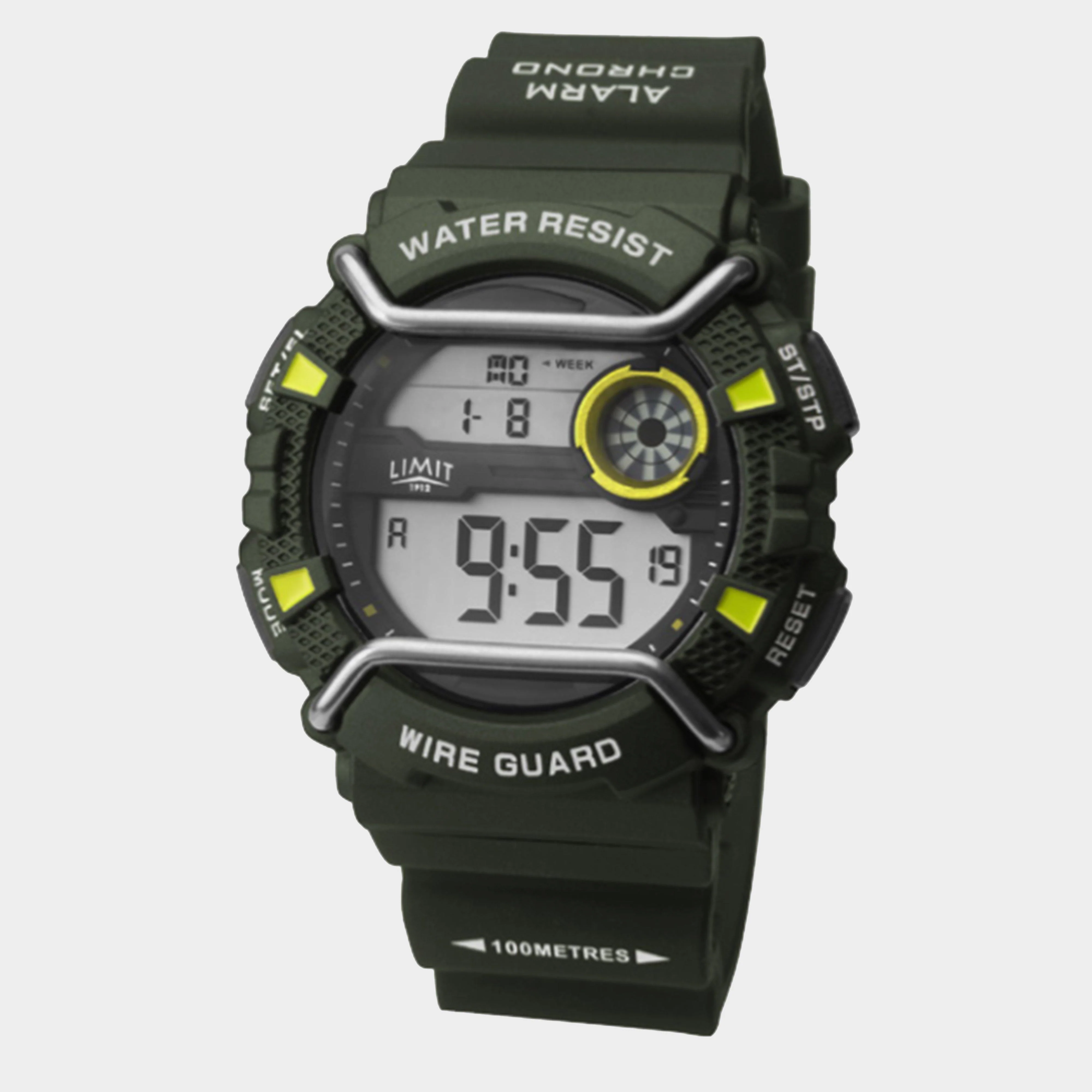Digital Watch Grn Face Grn Strap - Image 2