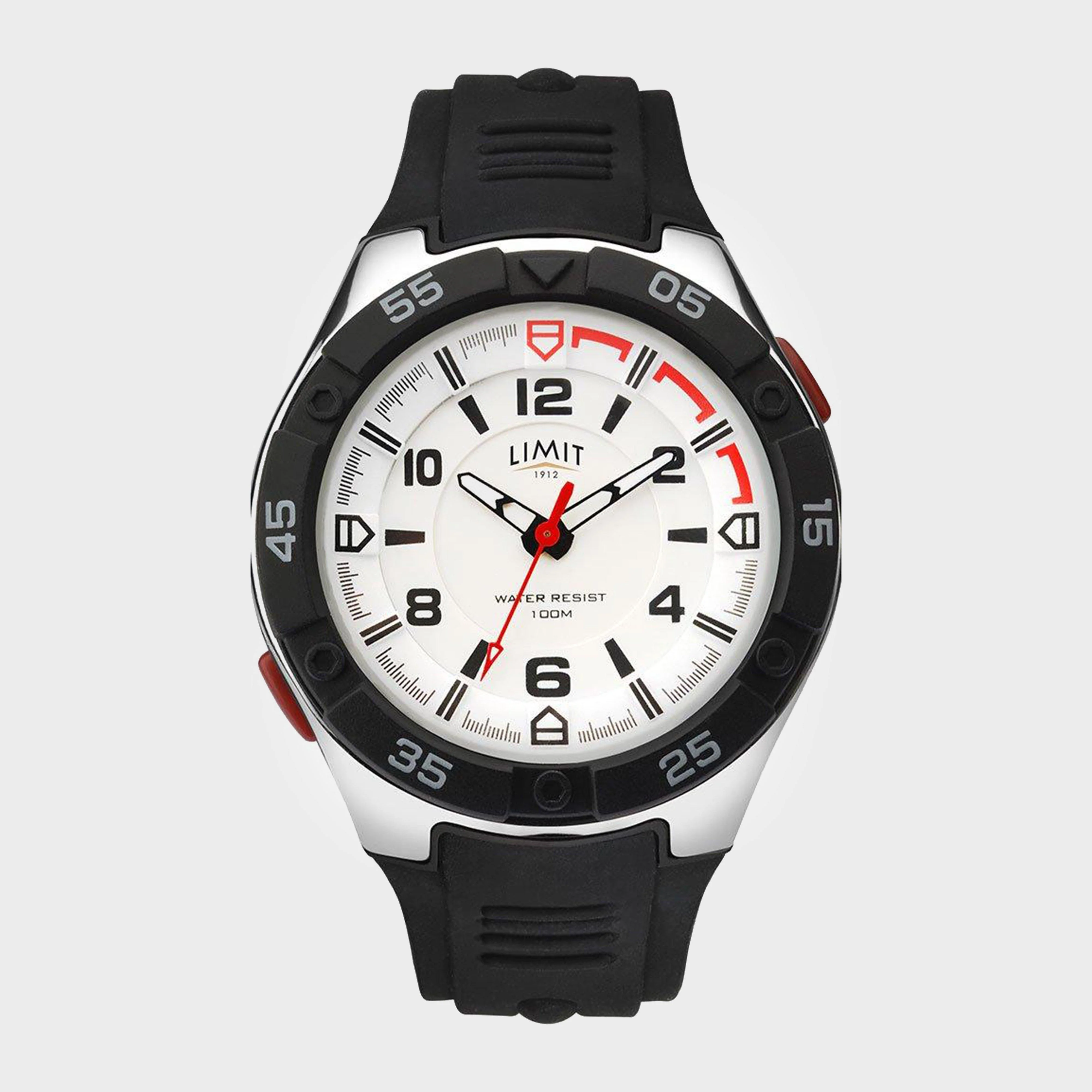 Torch Watch Blk Strap Wht Face - Image 2