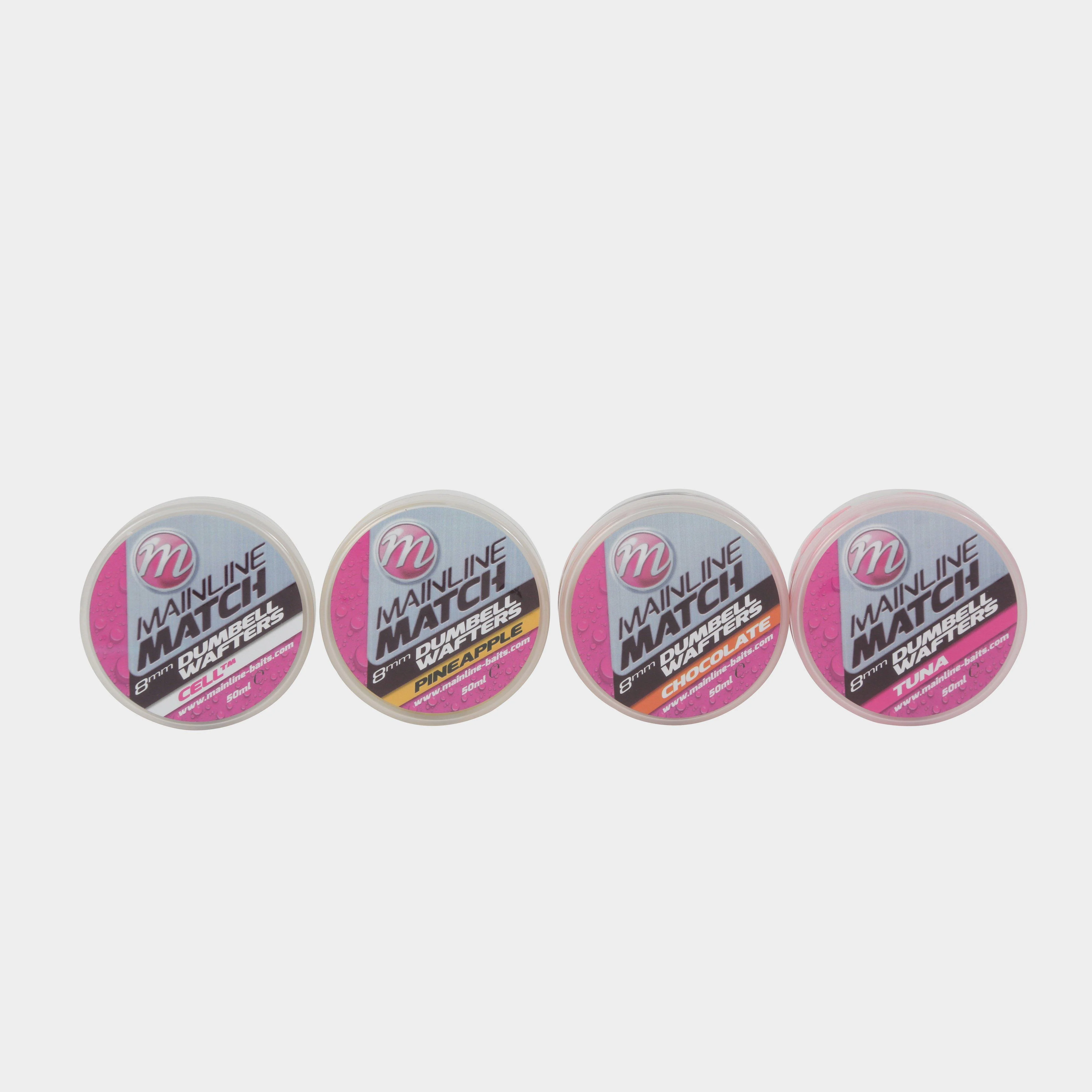 8mm Pink Tuna Match Dumbell Wafters - Image 2