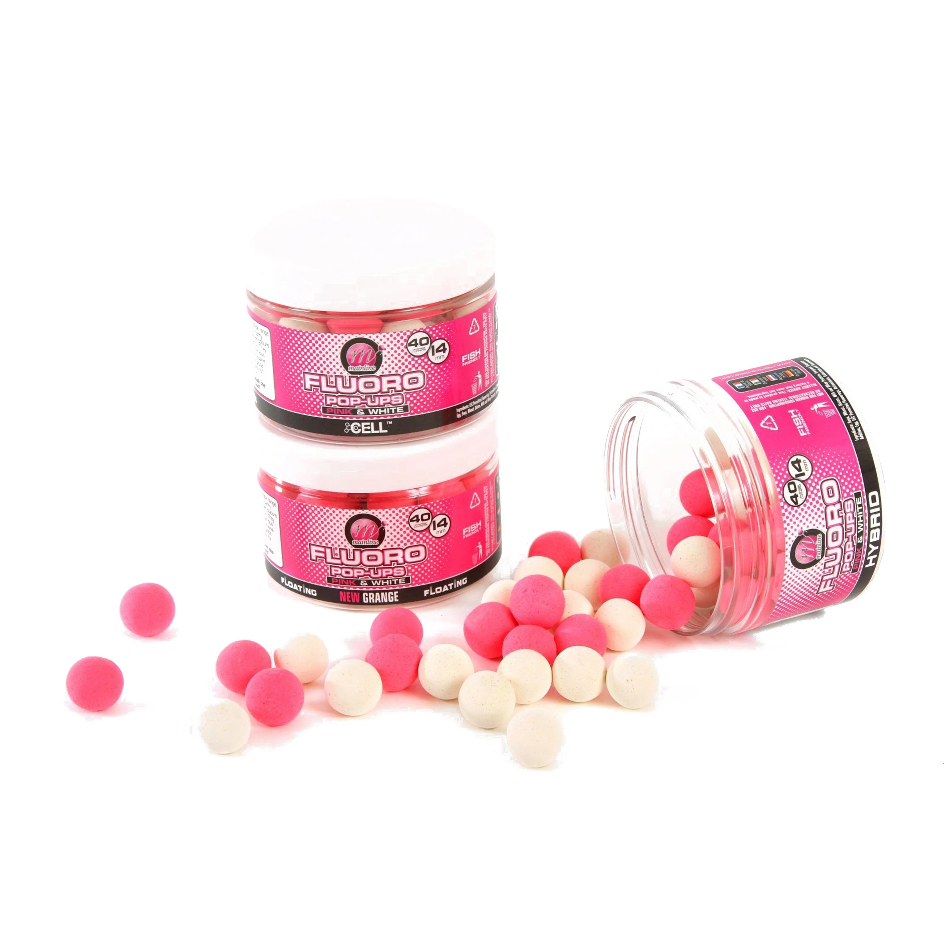 Fluoro Pop-Ups Pink & White Essential Cell 14mm - Image 2