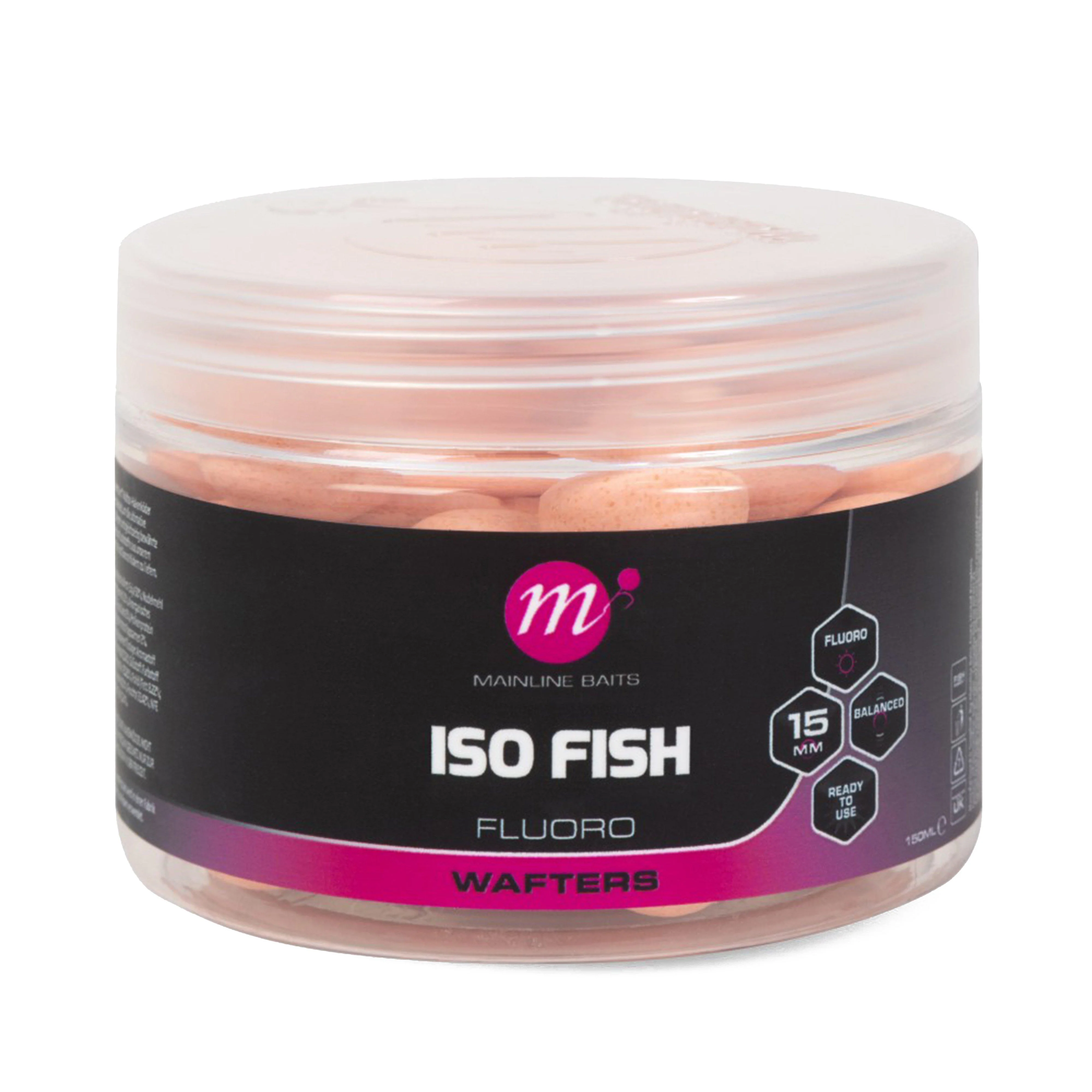 Fluoro Wafters 15mm ISO Fish Pink - Image 2