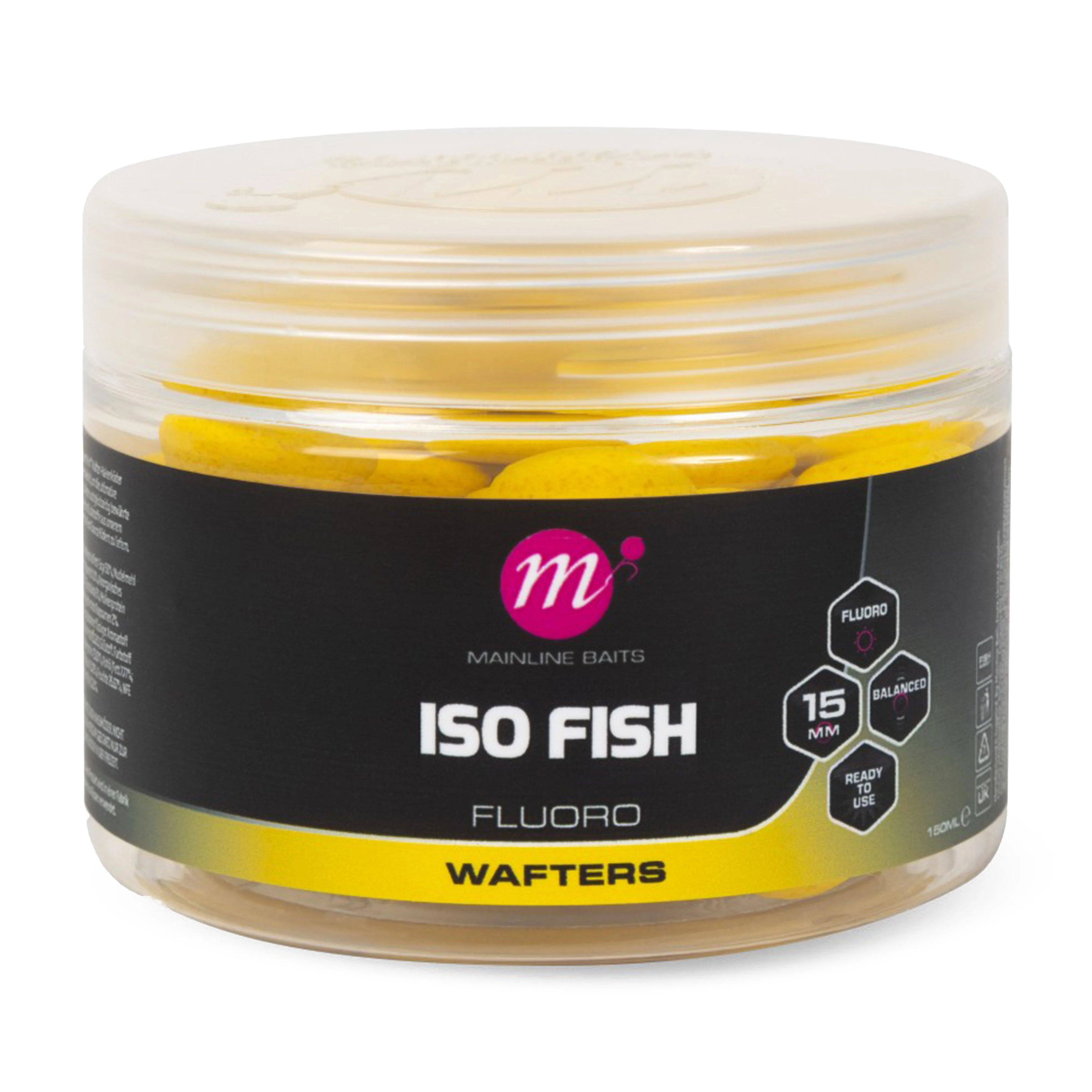 Fluoro Wafters 15mm ISO Fish Yellow - Image 2