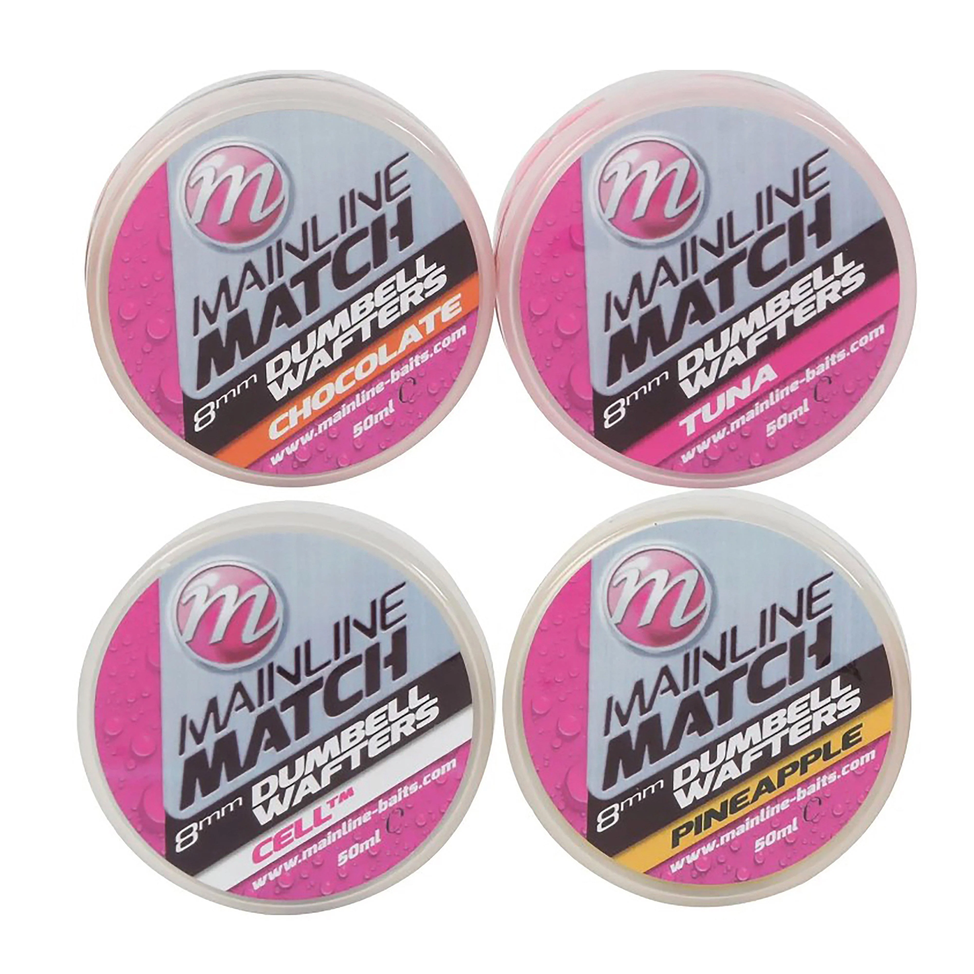 Mainline Match Dumbell Wafters 6mm Pink Tuna - Image 3
