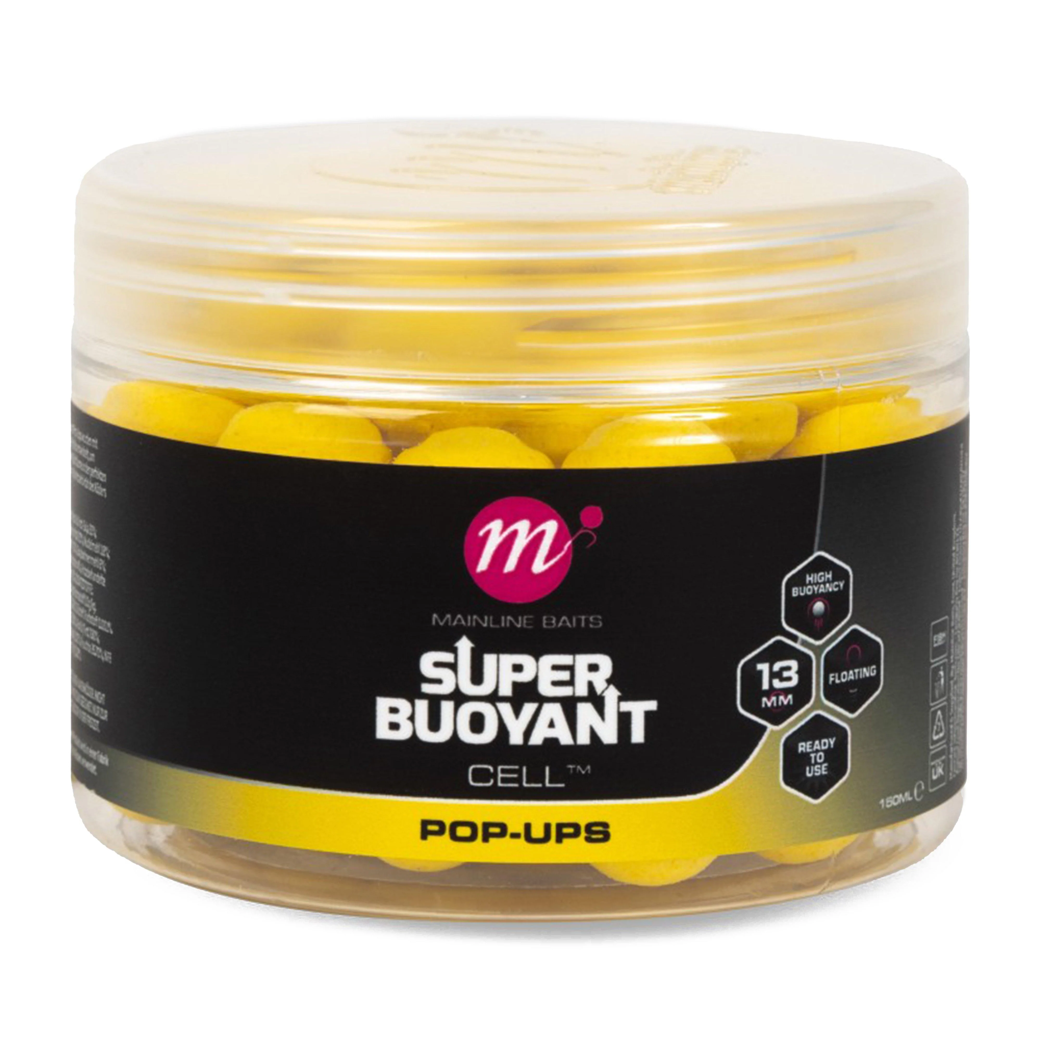 Super Buoyant Pop Ups Cell Yellow 13mm - Image 2