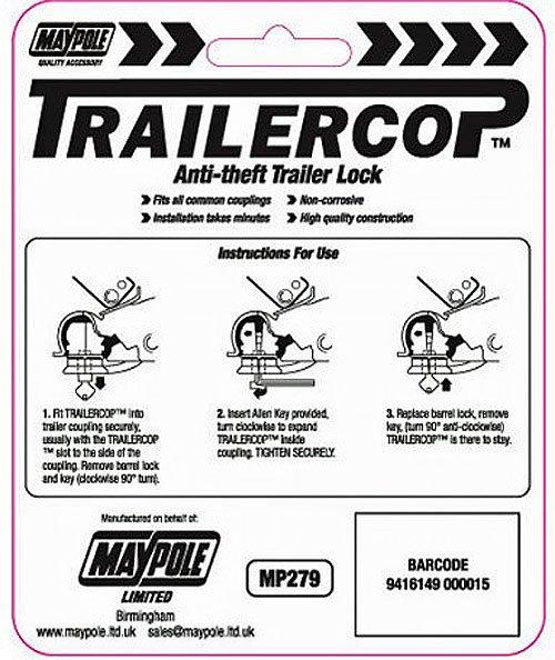 TrailerCop Anti-Theft Trailer Lock - Image 2