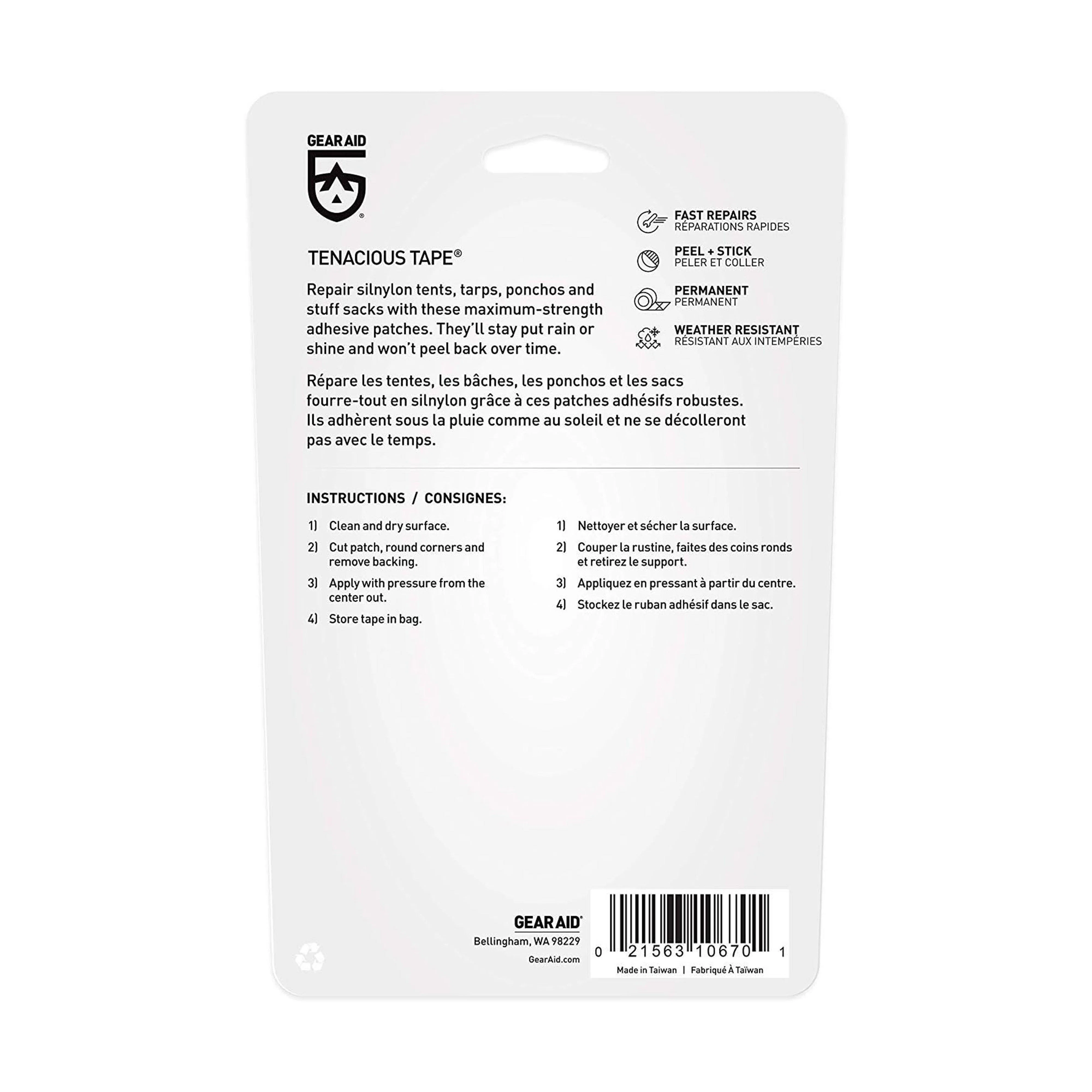Tenacious Sealing and Repair Patches 4 Pack - Image 3