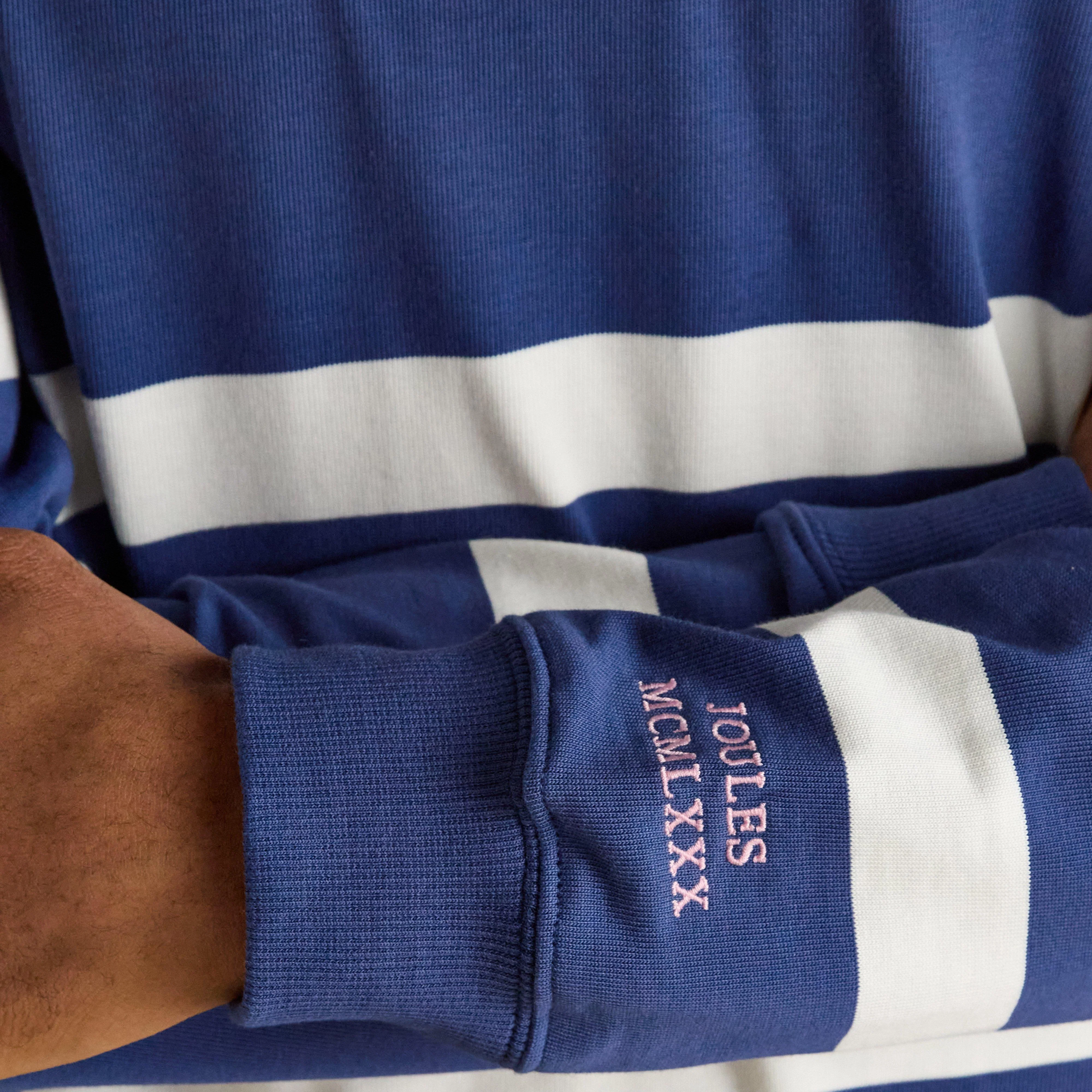 Men's Striped Long Sleeve Rugby Shirt - Image 6