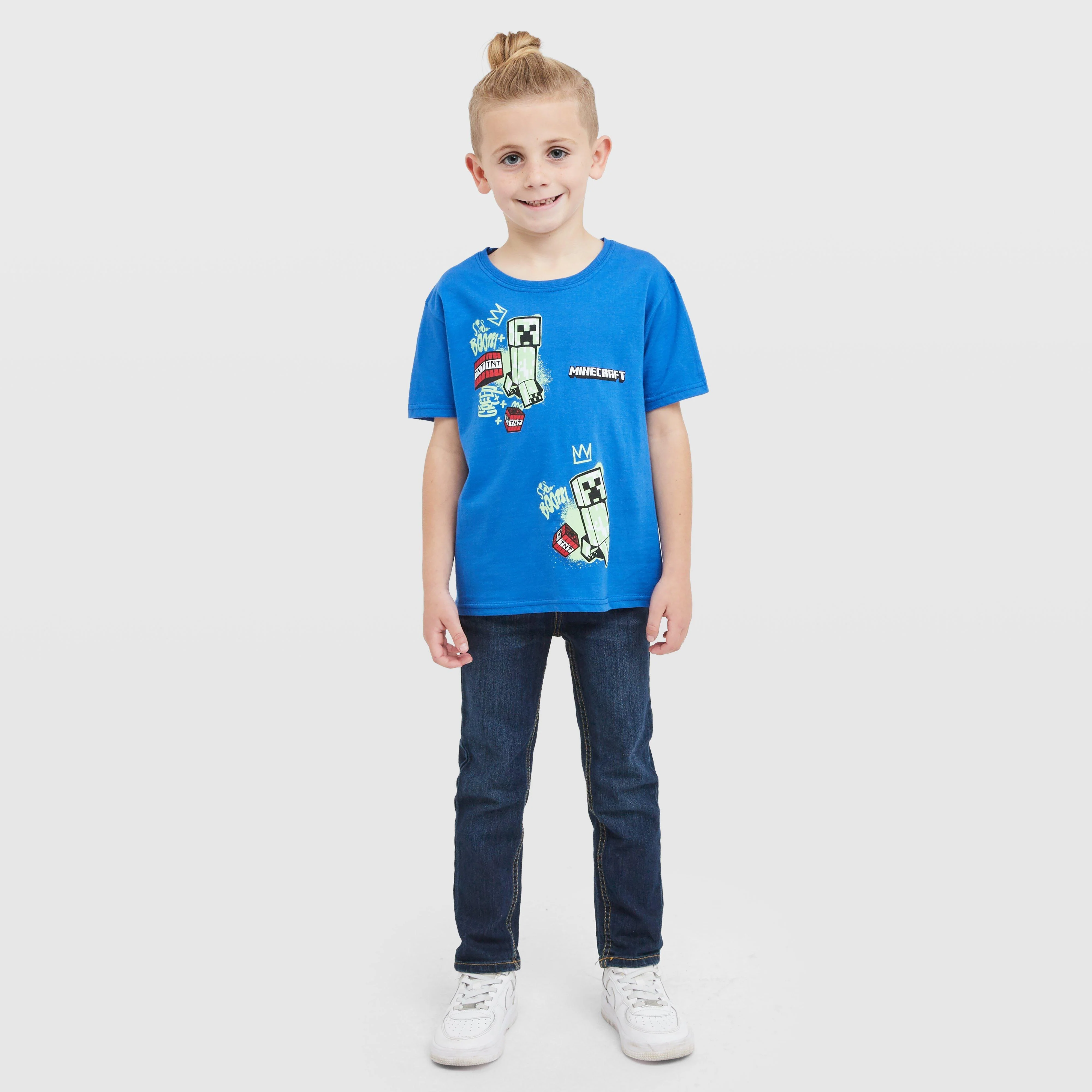 Kids’ Minecraft Creep T-Shirt - Image 3
