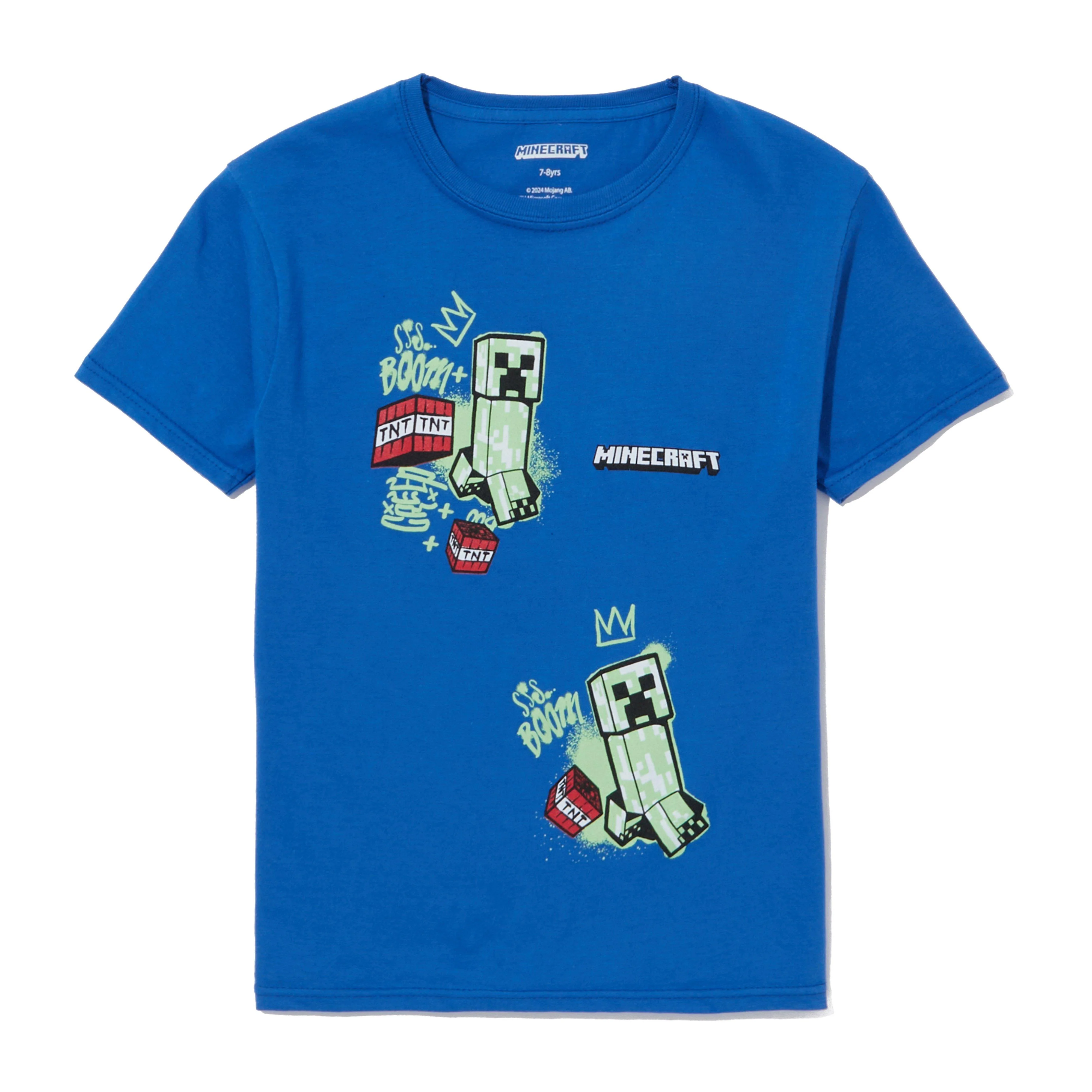 Kids’ Minecraft Creep T-Shirt - Image 5
