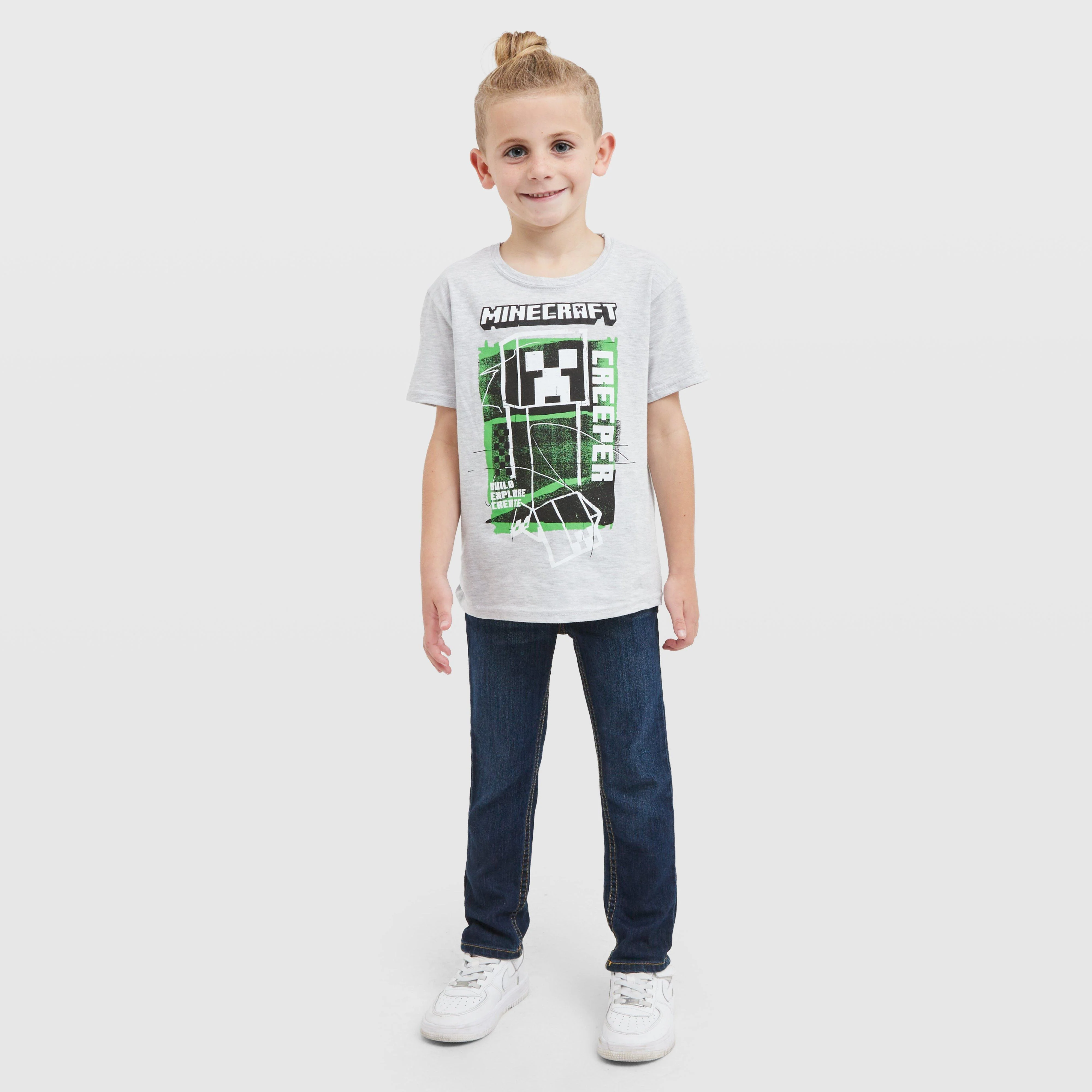 Kids’ Minecraft Creep T-Shirt - Image 3