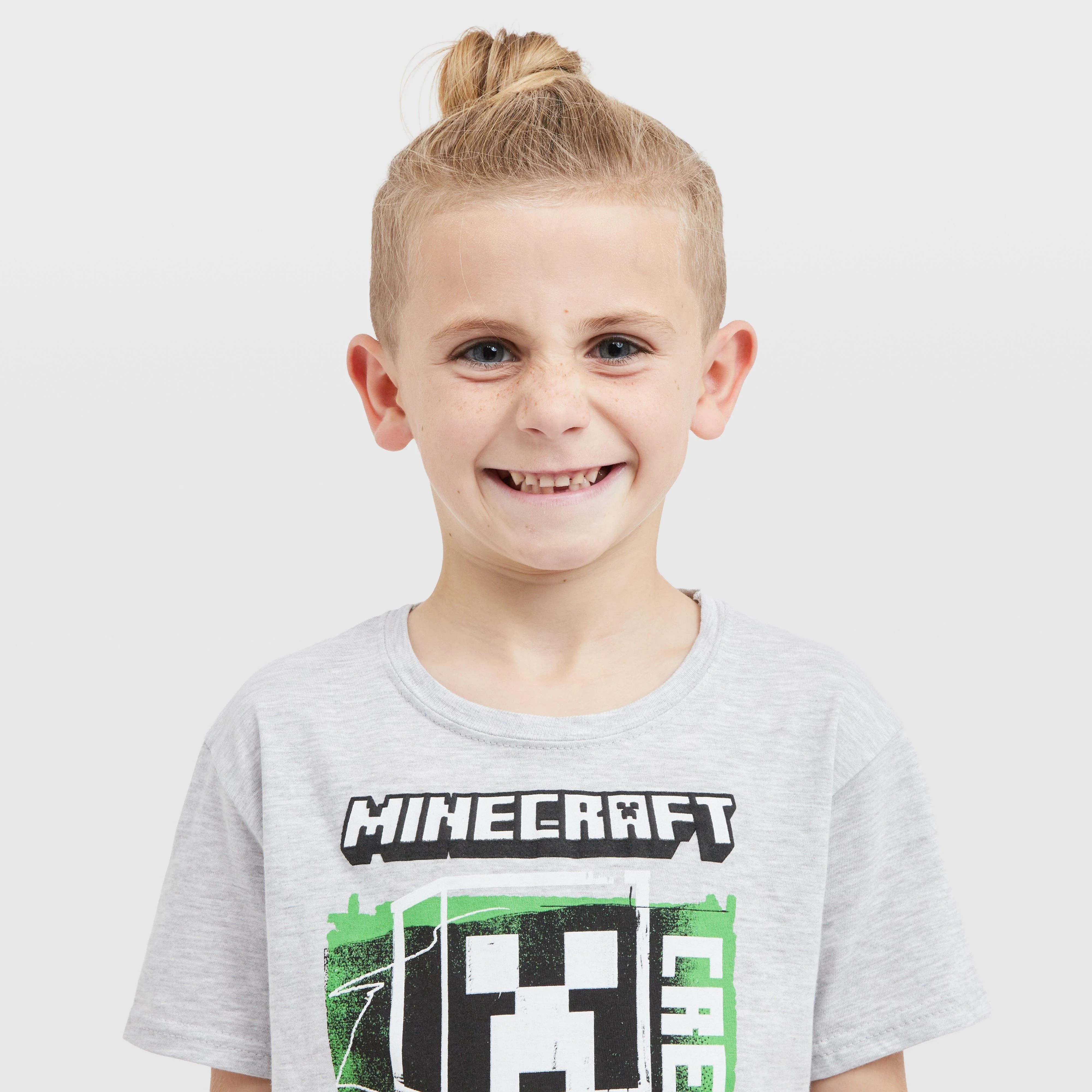 Kids’ Minecraft Creep T-Shirt - Image 4