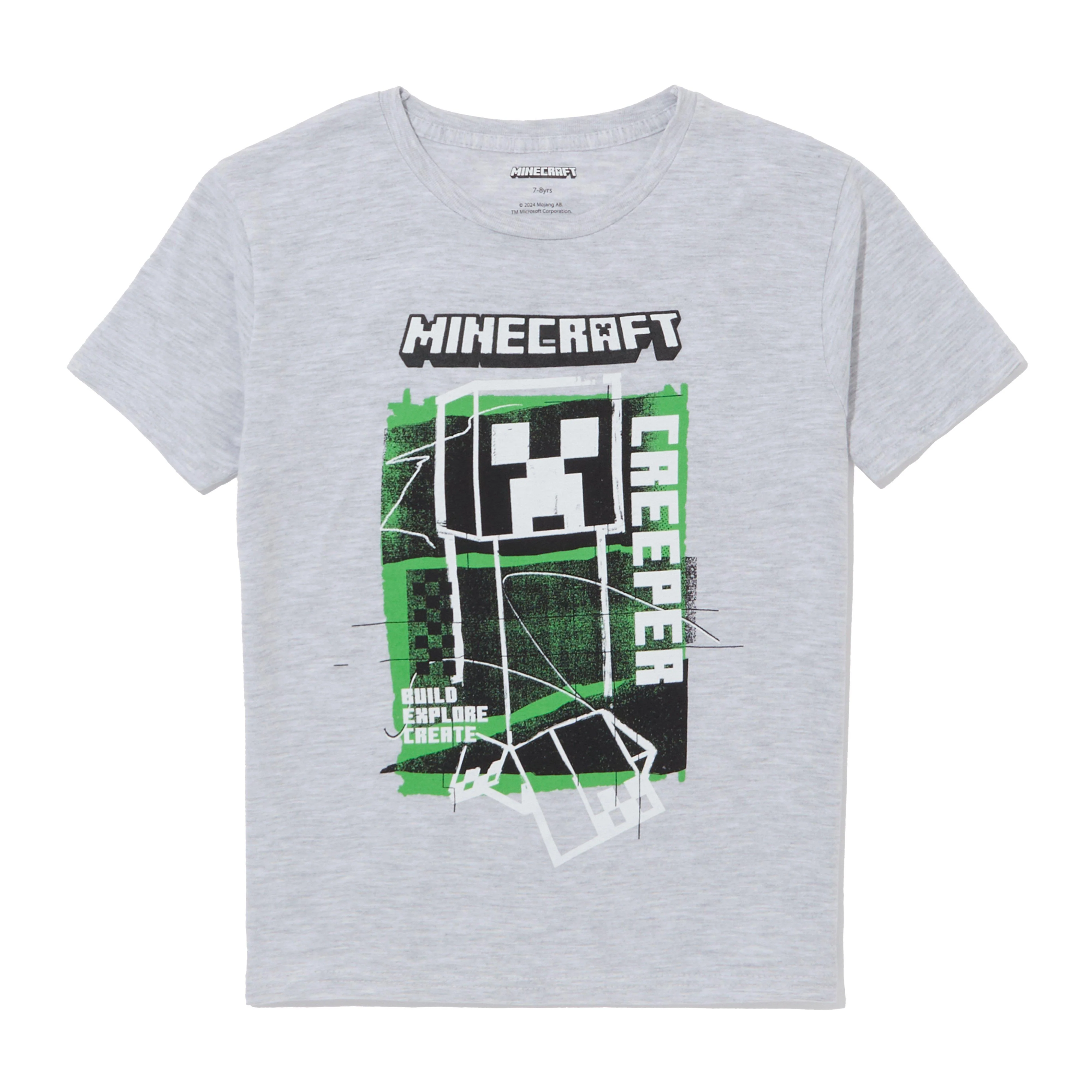Kids’ Minecraft Creep T-Shirt - Image 5