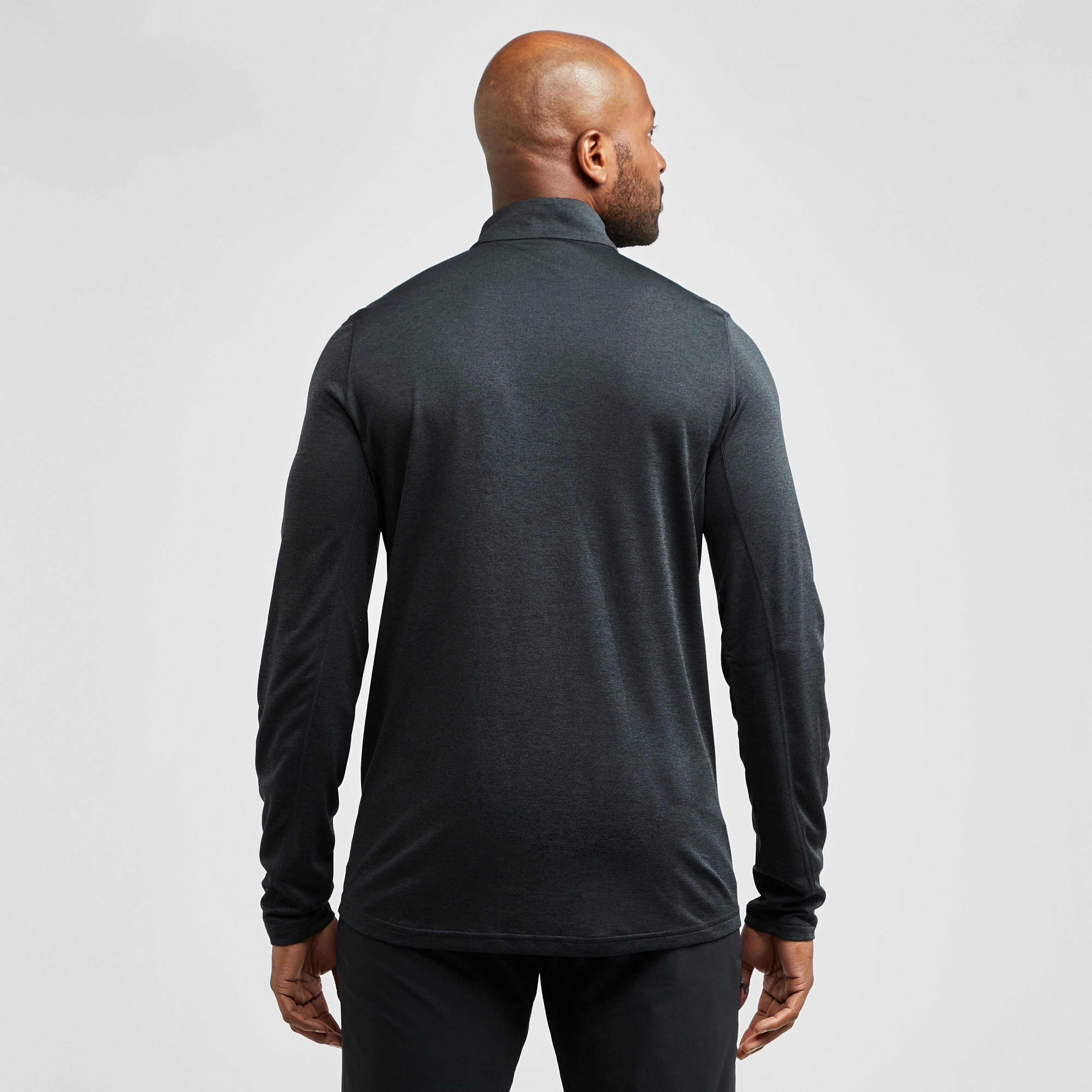 Men’s Dart Zip Neck Long Sleeve T-Shirt - Image 2