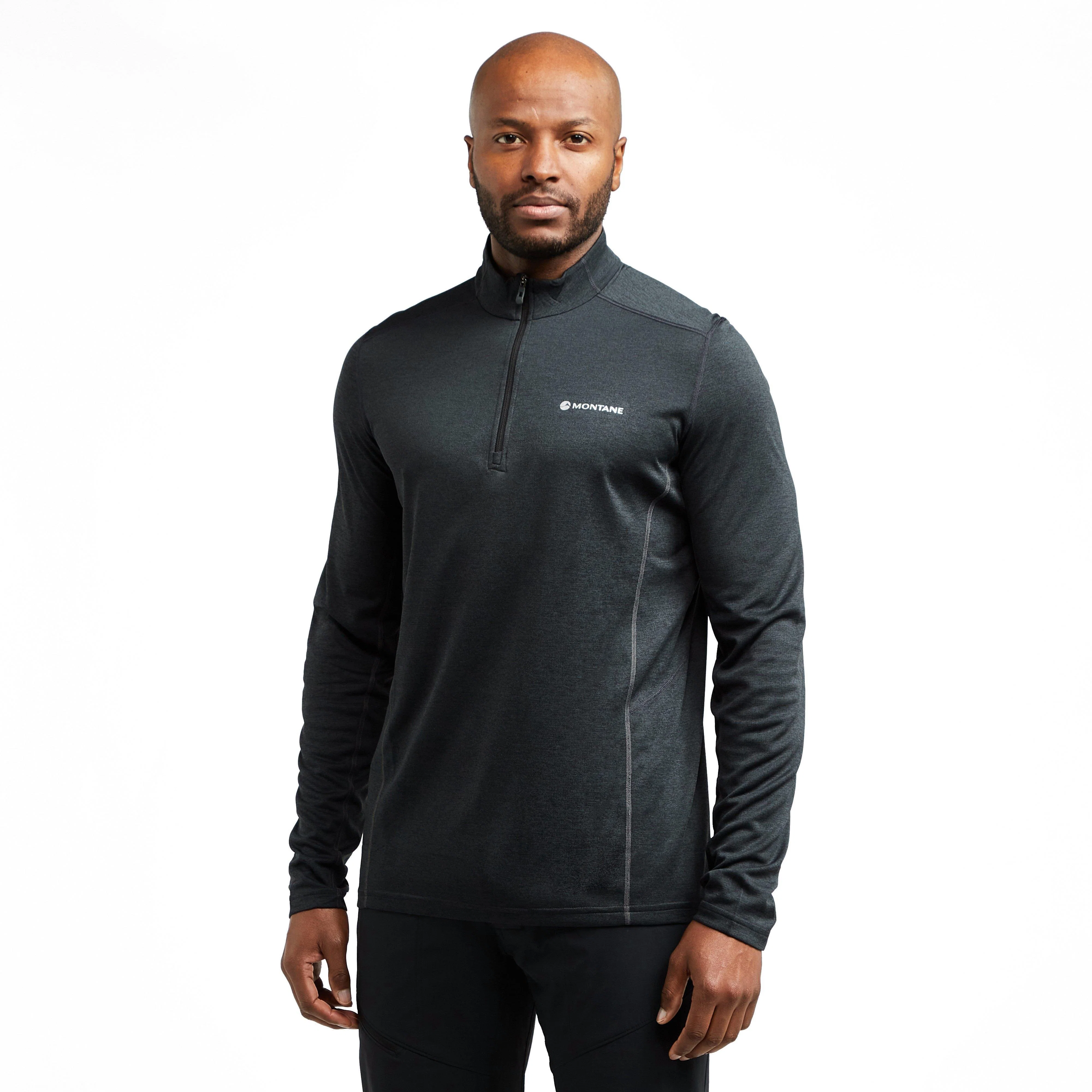 Men’s Dart Zip Neck Long Sleeve T-Shirt - Image 7