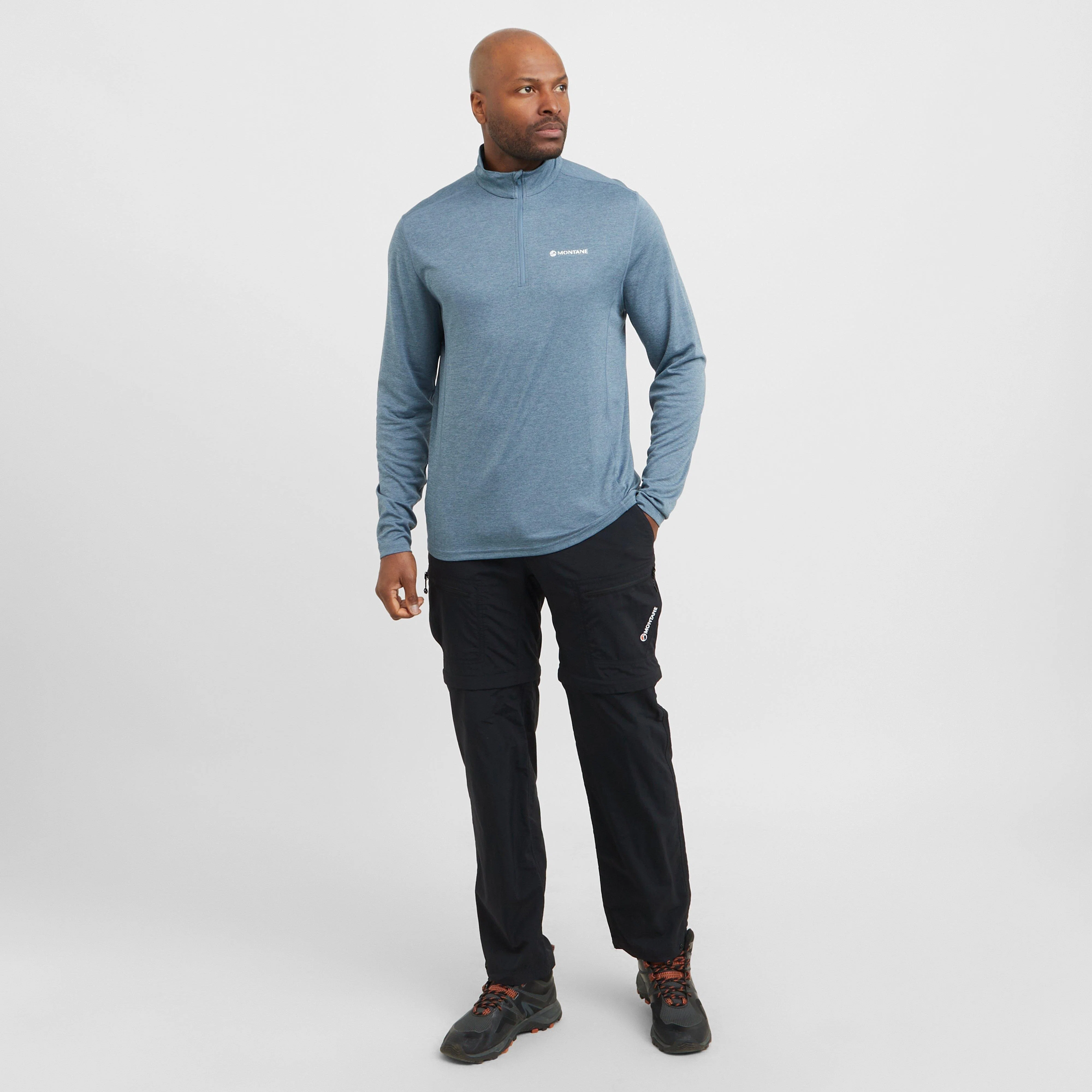 Men’s Dart Zip Neck T-Shirt - Image 3