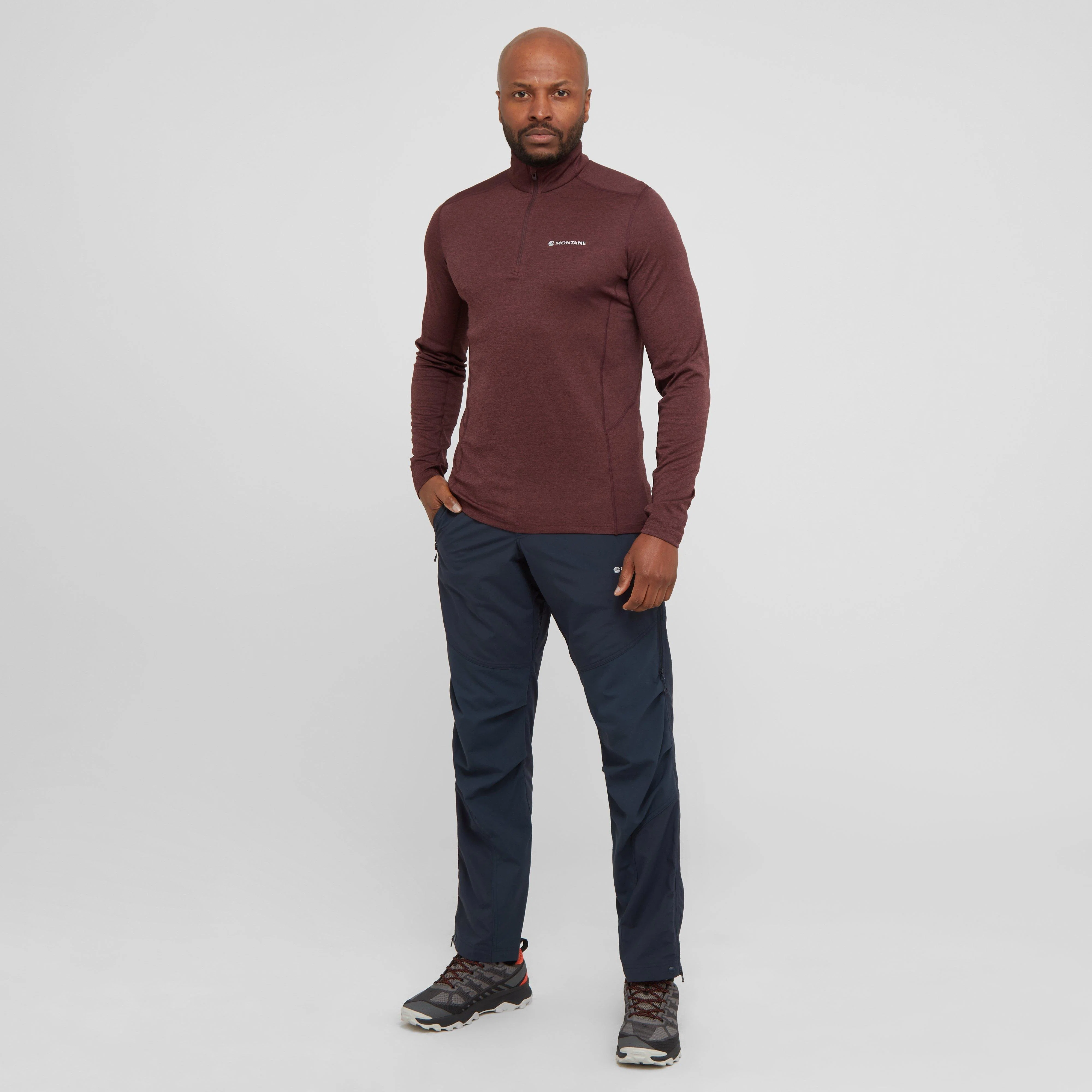 Men’s Dart Zip Neck T-Shirt - Image 3