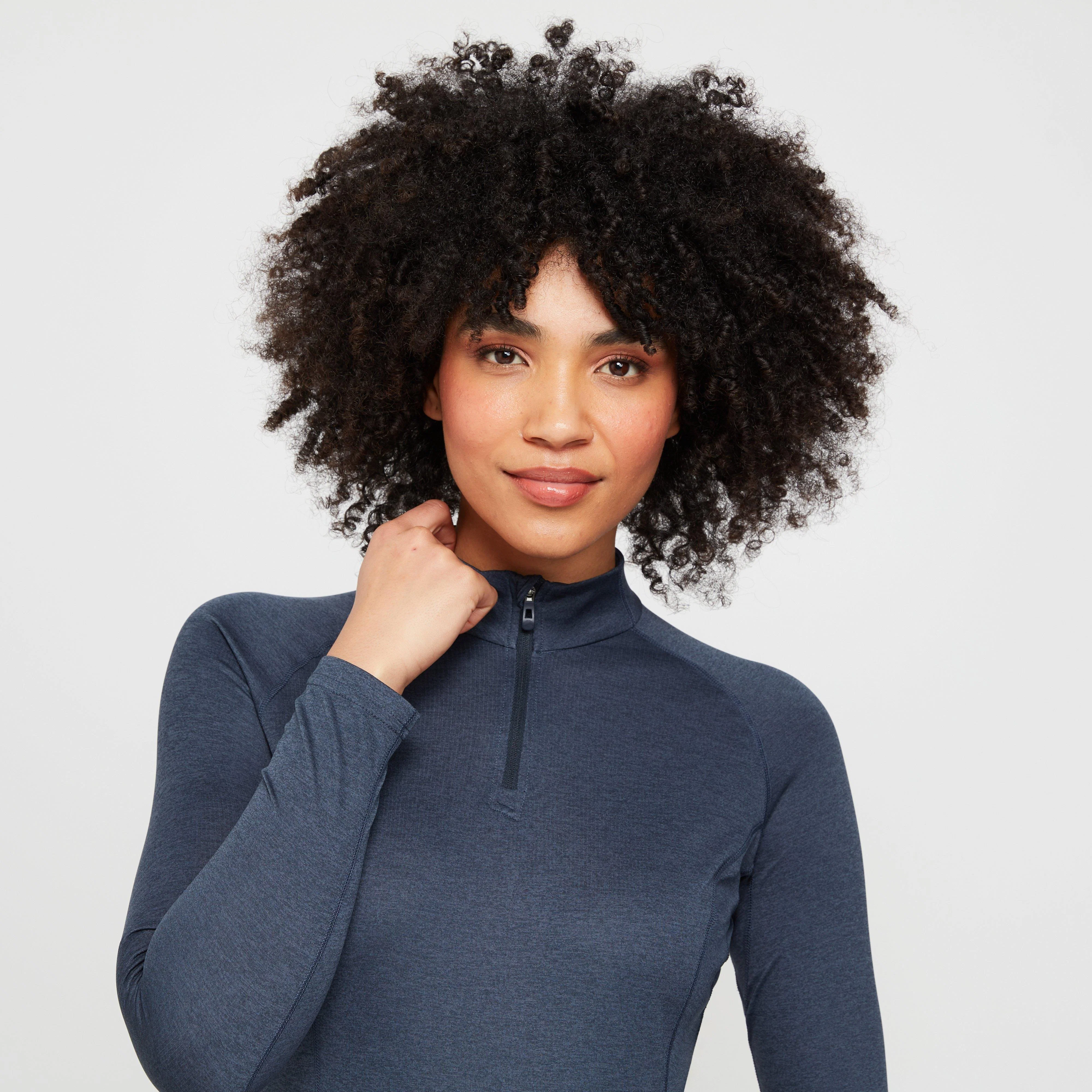 Women’s Dart Long Sleeve Zip Neck Top - Image 4