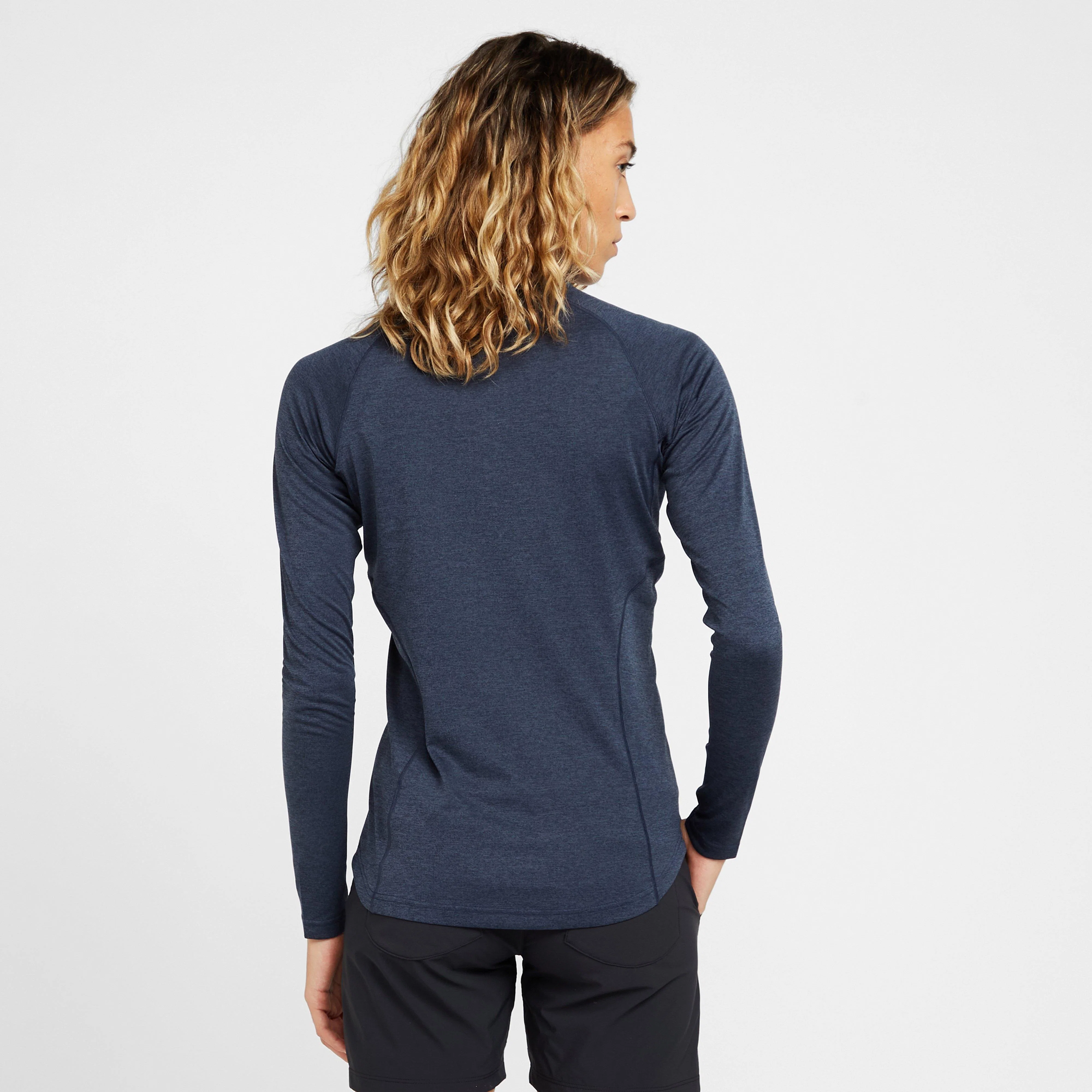 Women’s Dart Zip Neck Long Sleeve T-Shirt - Image 2
