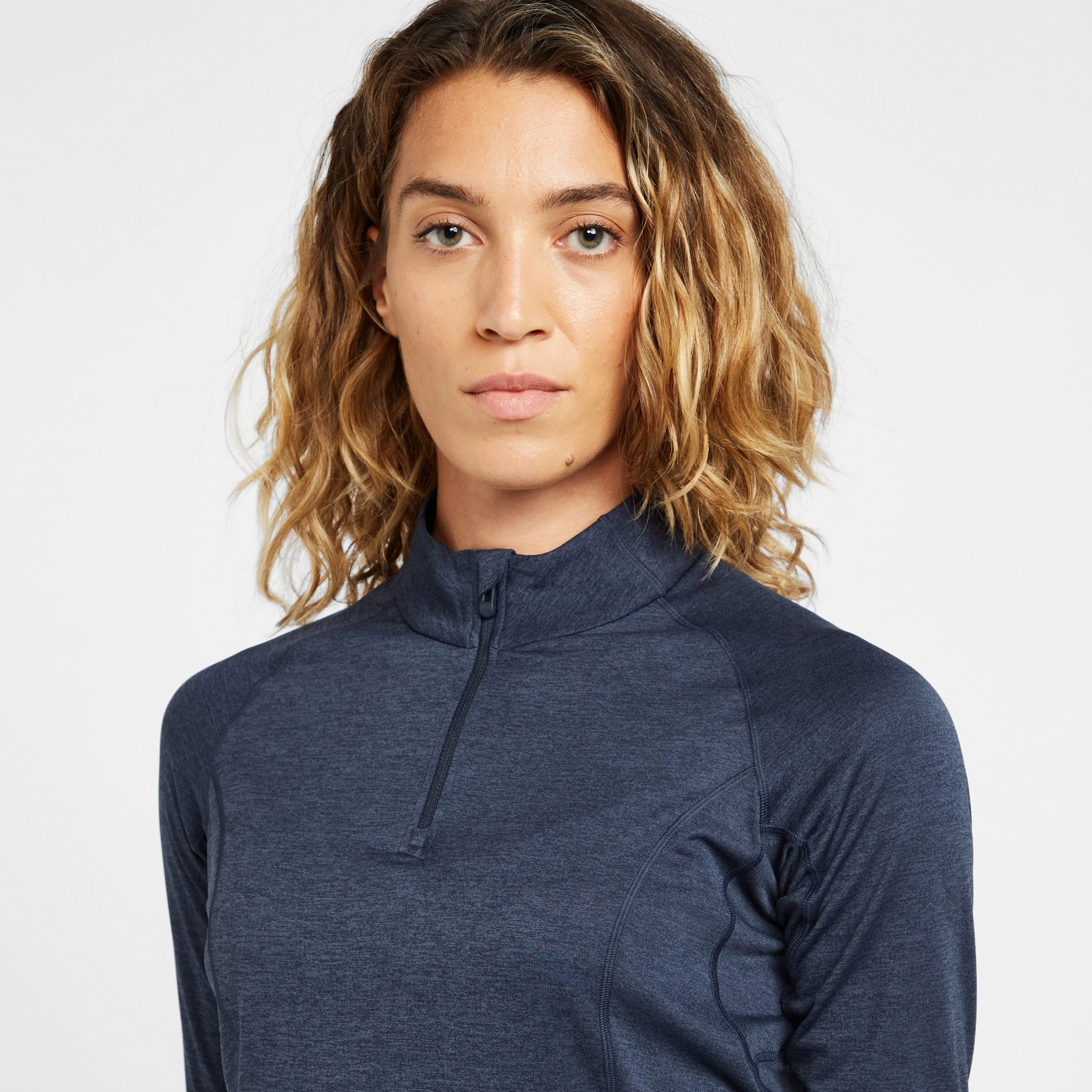 Women’s Dart Zip Neck Long Sleeve T-Shirt - Image 4