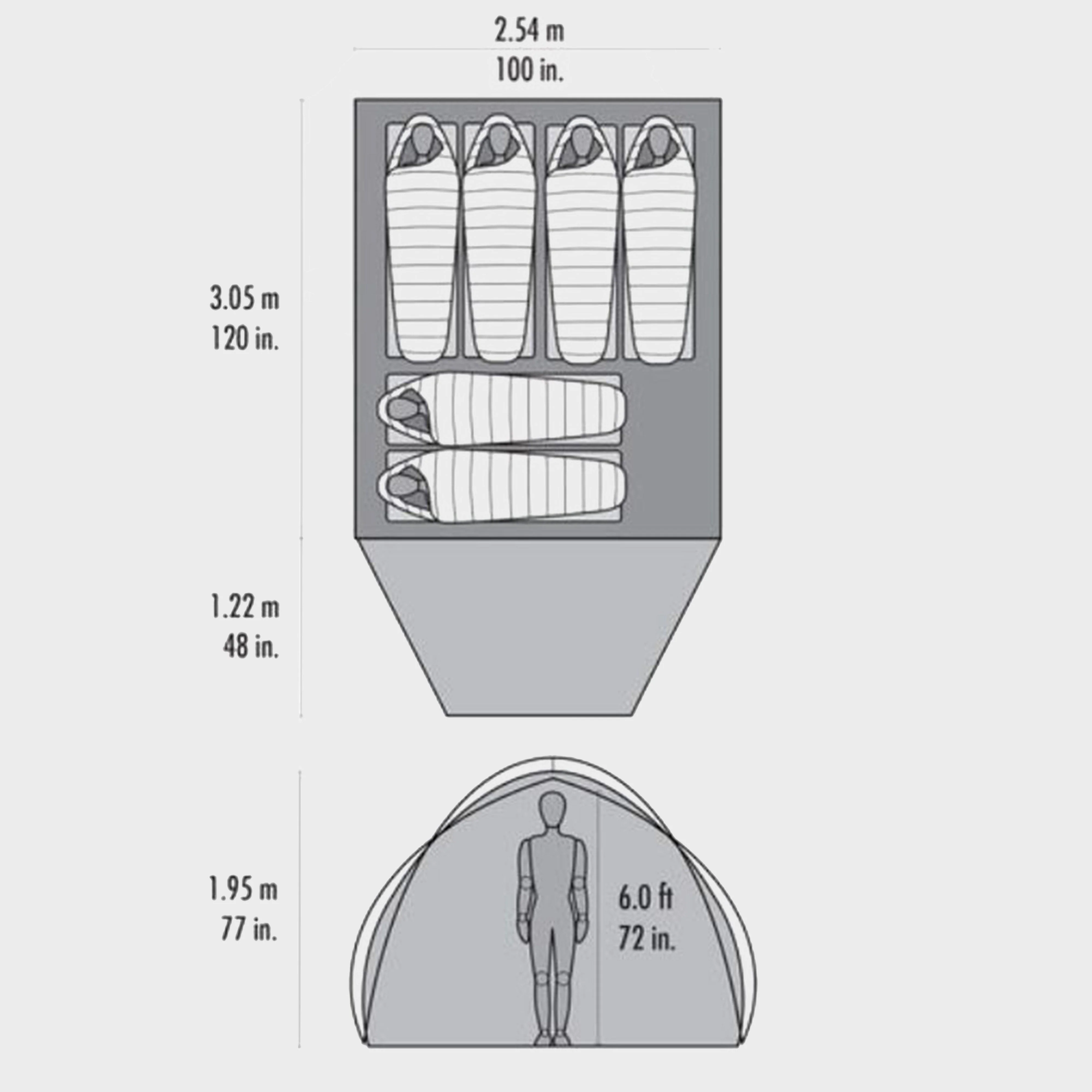 Habitude 6 Family Camping Tent - Image 2
